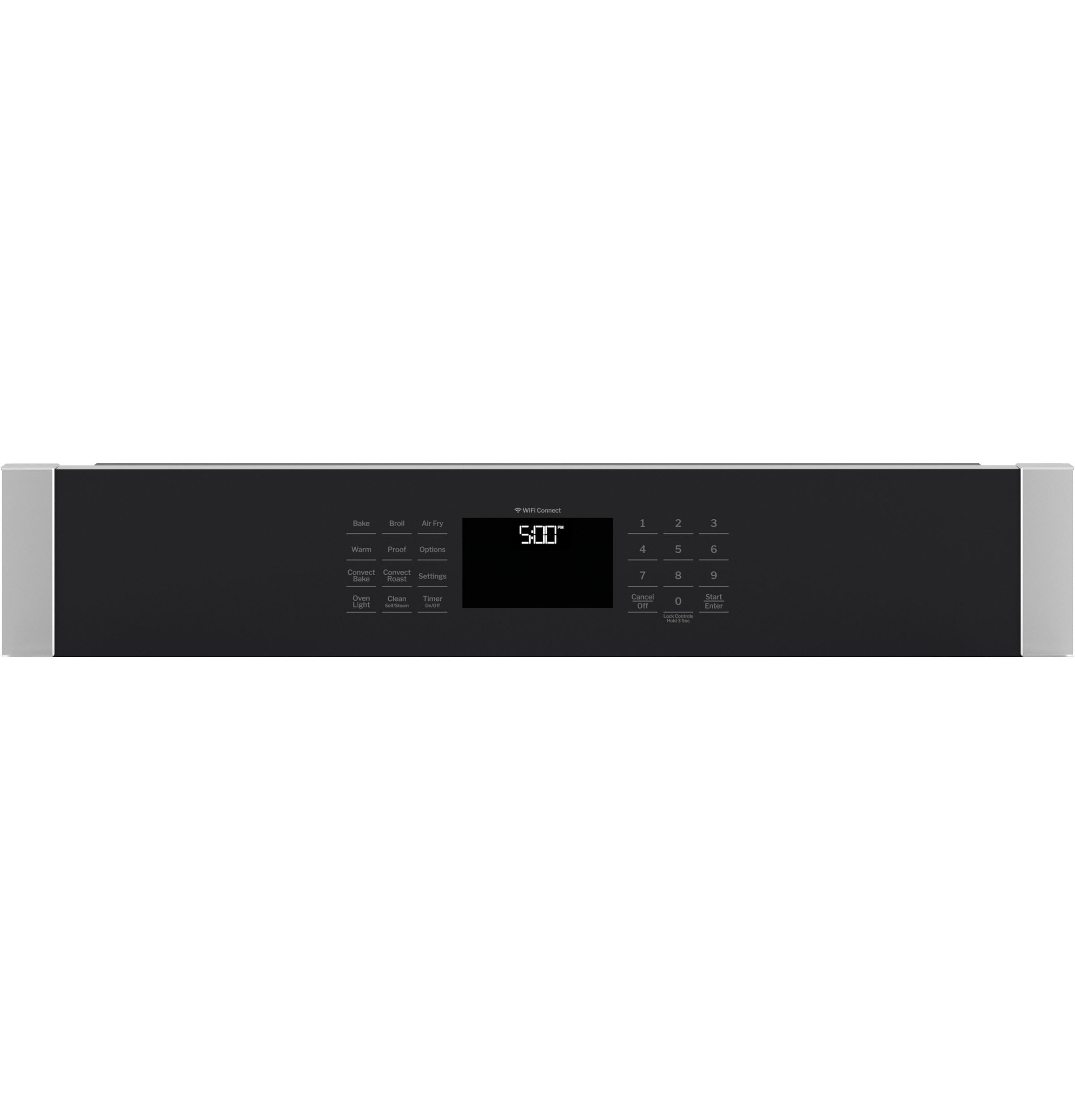Horno de Pared Eléctrico Individual Inteligente de 30 pulgadas con Freidora de Aire, Convección Verdadera y Autolimpieza a Vapor (Acero Inoxidable)