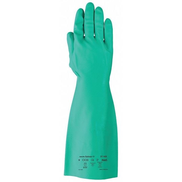 Guantes Resistentes a Químicos Ansell de 15", Nitrilo, 10, 1 Par - 37-165