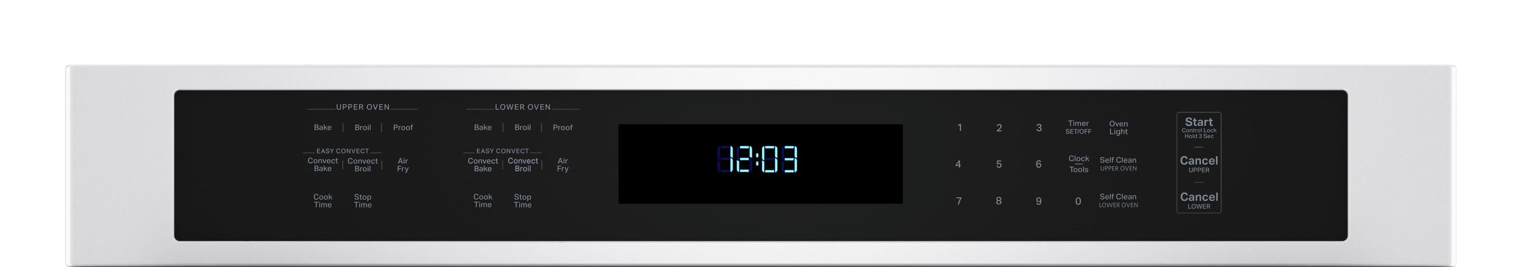 Horno de Pared Eléctrico Doble de 30 pulgadas KitchenAid con Freidora de Aire y Autolimpieza (Blanco)