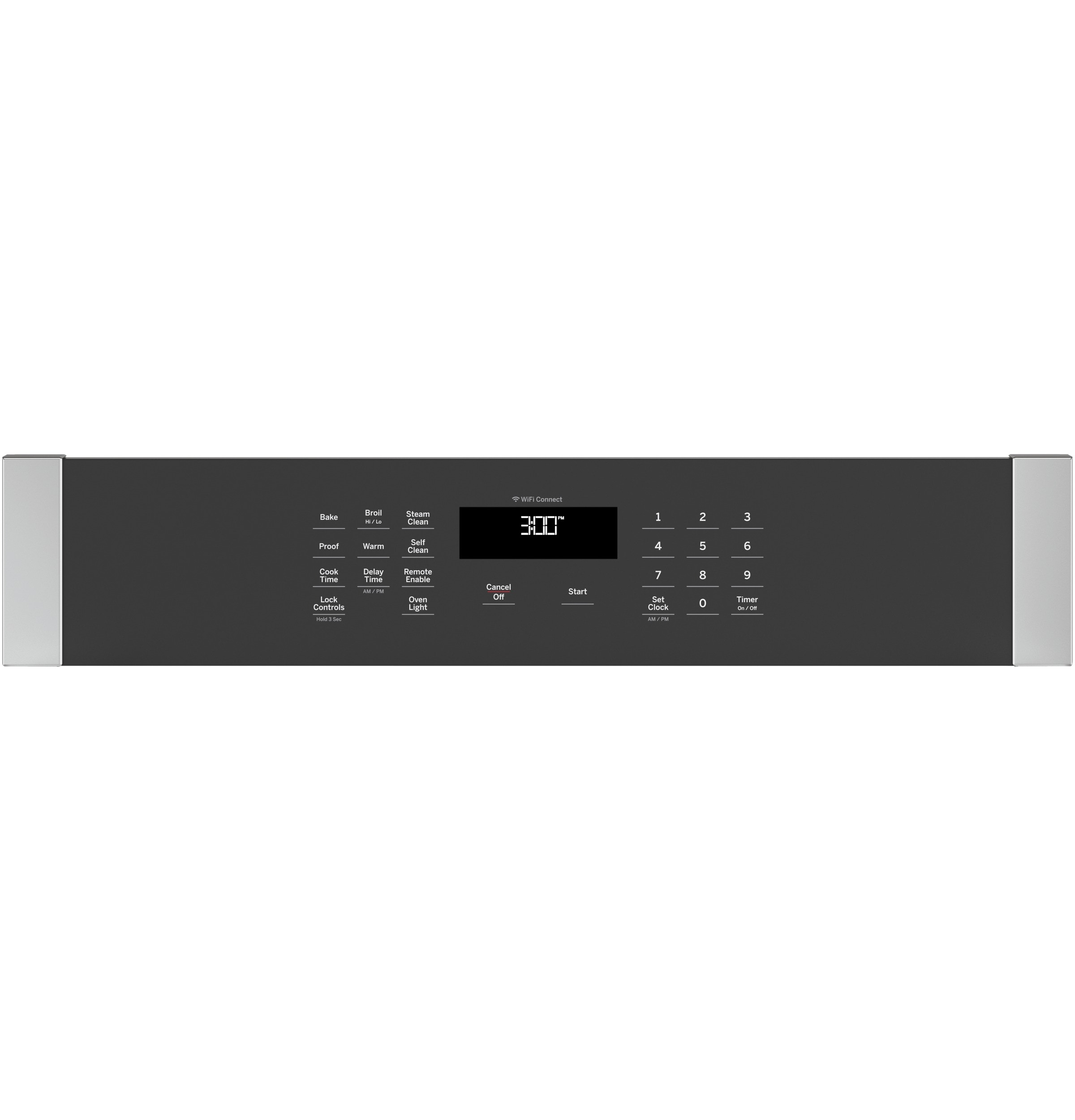Horno eléctrico de pared individual Smart Compatible de 27 pulgadas con limpieza a vapor (acero inoxidable)