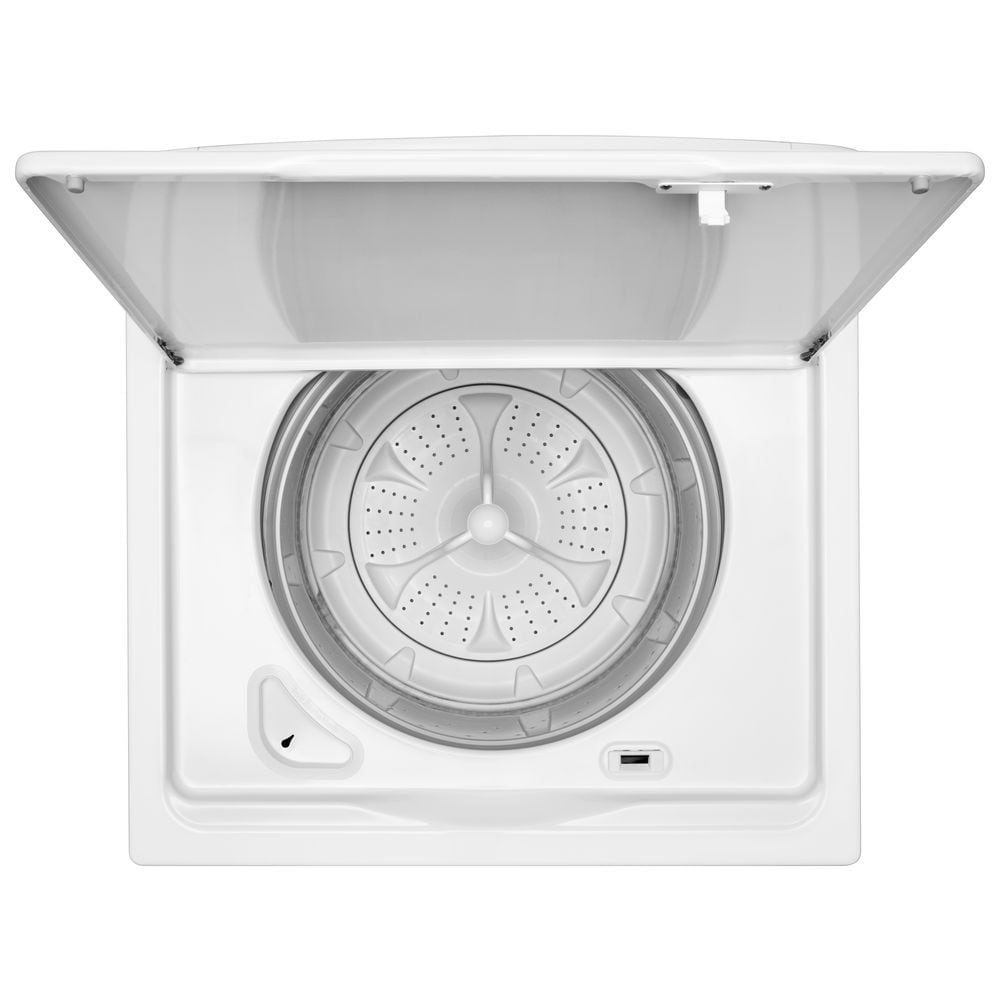 Lavadora de carga superior Whirlpool de alta eficiencia con agitador de 3.9 pies cúbicos (Blanca)