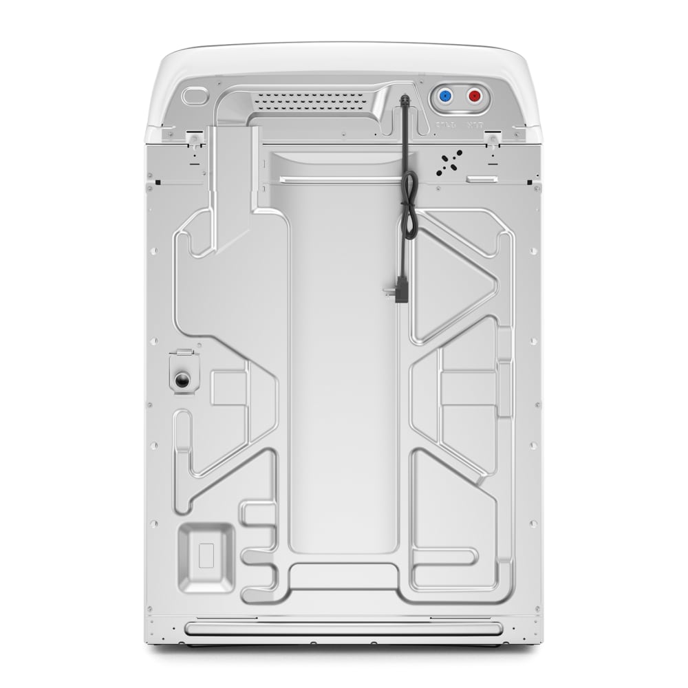 Lavadora de carga superior de alta eficiencia de 4.7 pies cúbicos con agitador y compatible con tecnología inteligente (blanca) MVW6230HW de Maytag