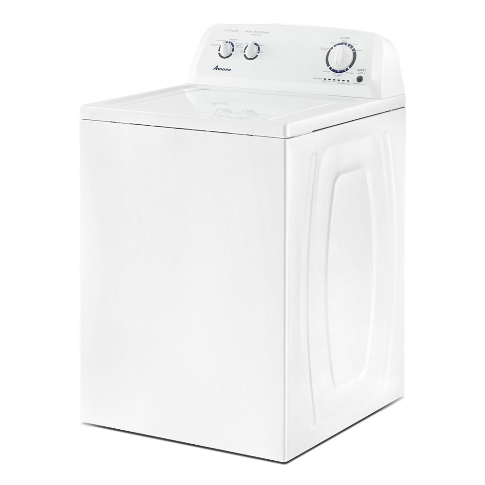 Lavadora de carga superior con agitador de 3.5 pies cúbicos (blanca) NTW4516FW de Amana