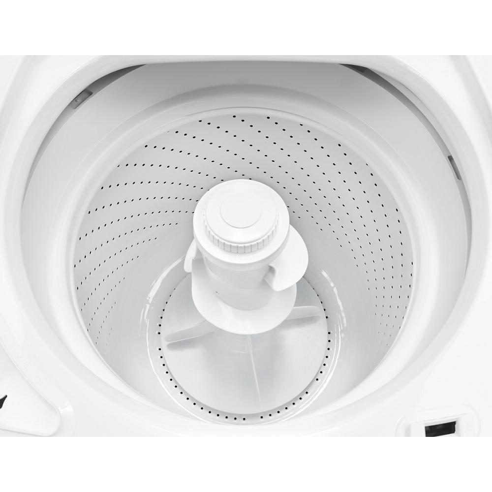 Lavadora de carga superior con agitador de 3.5 pies cúbicos (blanca) NTW4516FW de Amana