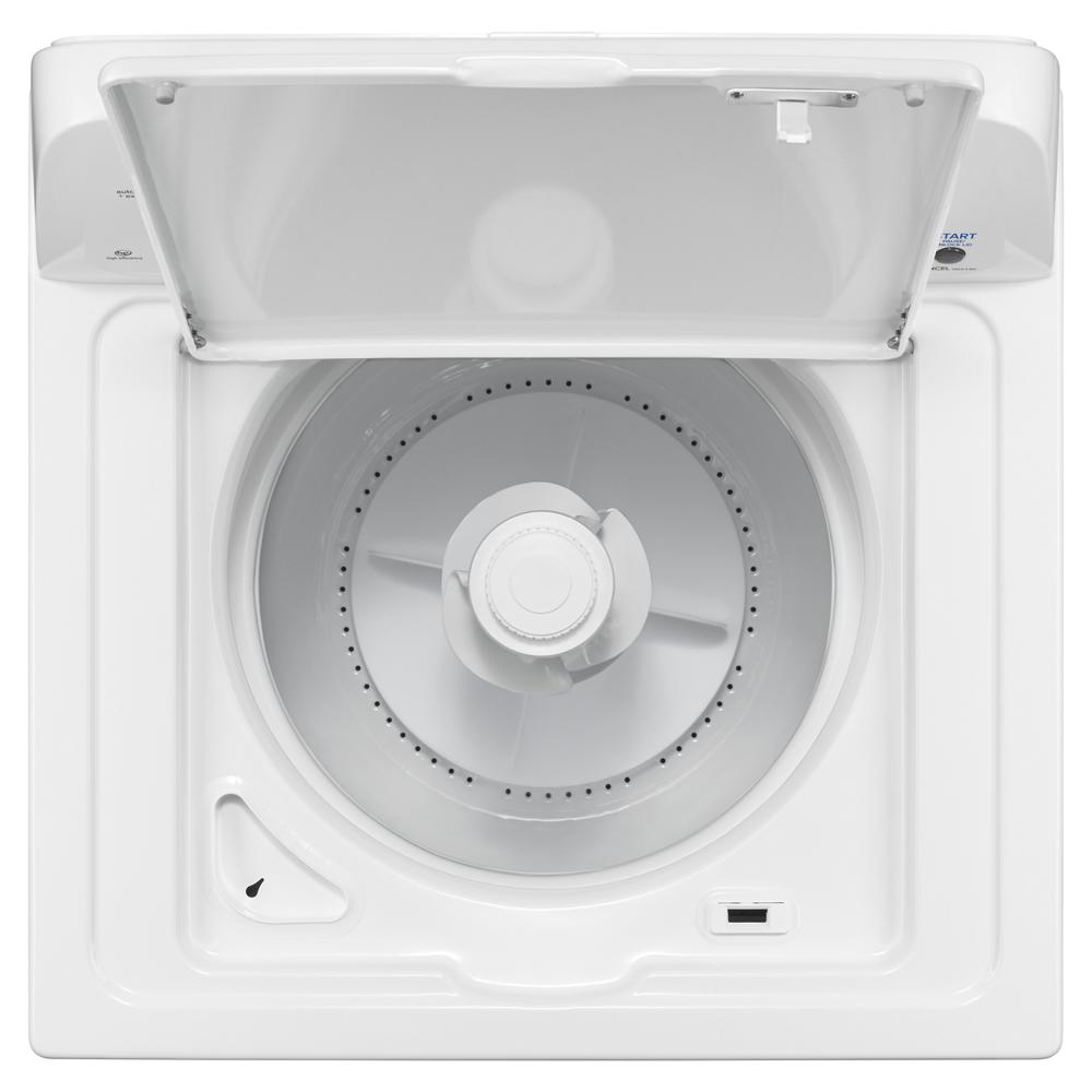 Lavadora de carga superior con agitador de 3.5 pies cúbicos (blanca) NTW4516FW de Amana