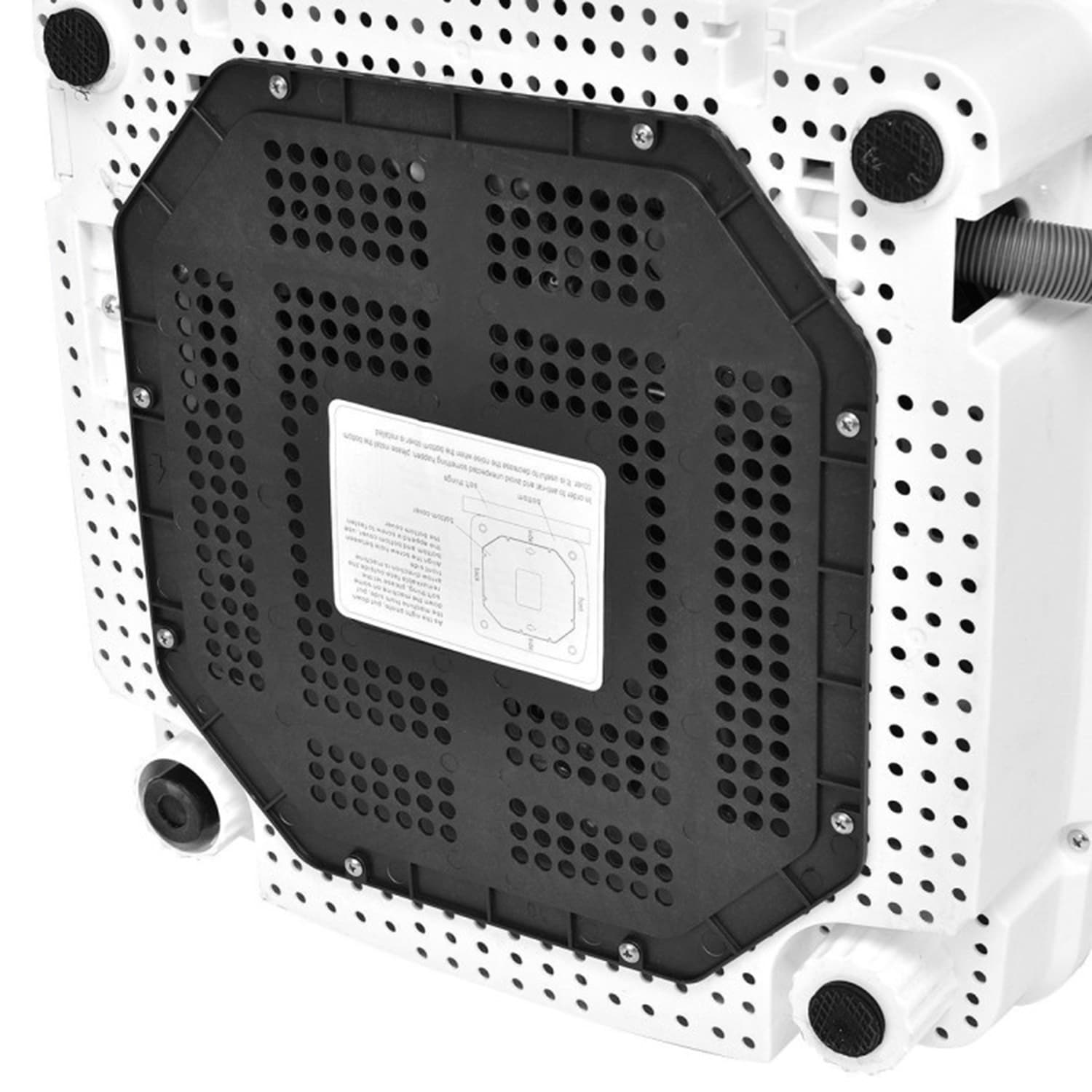 Lavadora portátil de alta eficiencia con impulsor superior de carga superior de 0.8 pies cúbicos (Blanco)