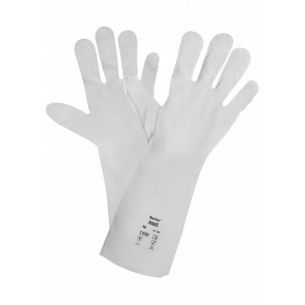 Guantes resistentes a químicos de 15-1/2" Ansell, con película laminada, 9, 1 par - 02-100
