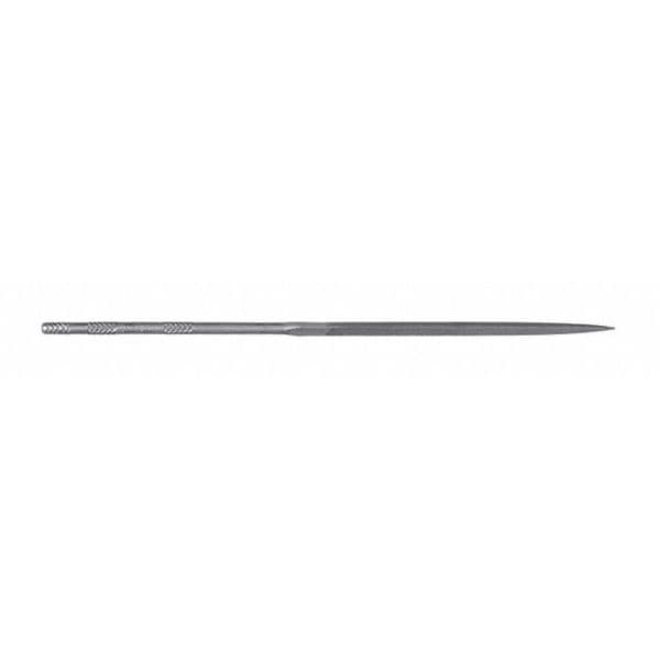 Simonds Round Handle Needle File, Swiss, #0 - 83510000