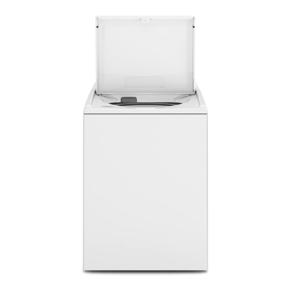 Lavadora de carga superior de alta eficiencia con grifo de agua incorporado de 4.6 pies cúbicos de Whirlpool (blanca) WTW5010LW