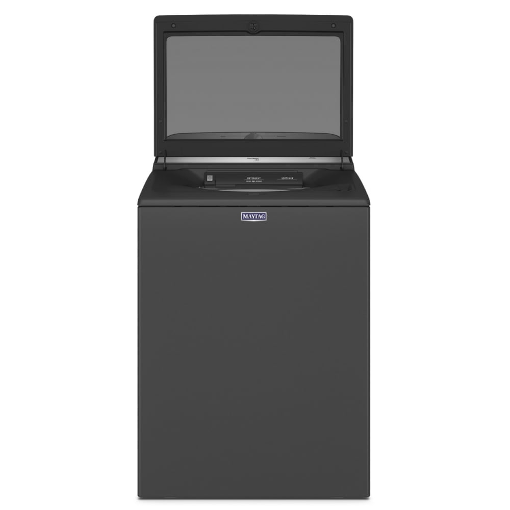 Lavadora de carga superior Maytag Deep Fill Pet Pro de alta eficiencia con agitador de 4.7 pies cúbicos (Negro Volcánico) MVW6500MBK