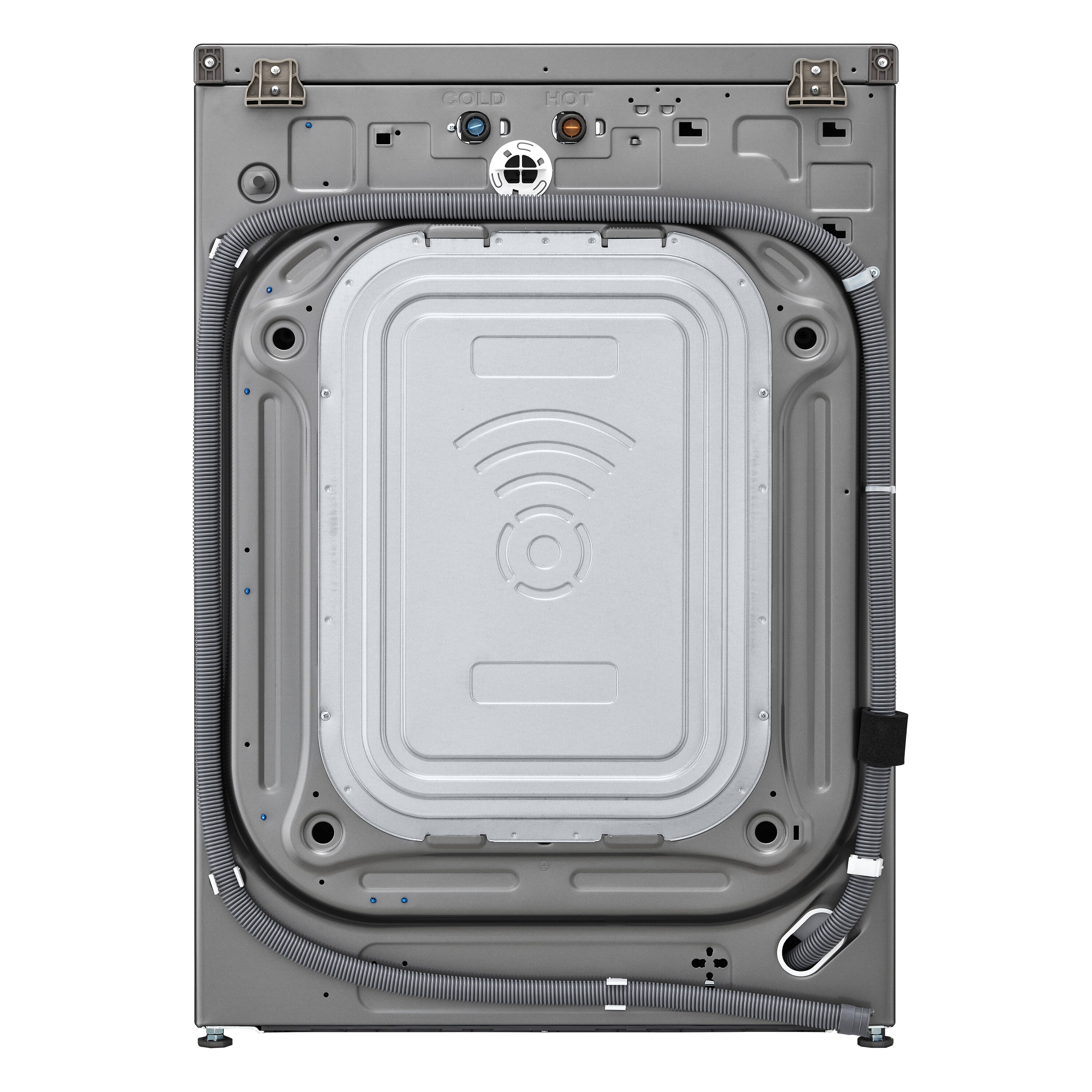 Lavadora de Carga Frontal LG TurboWash 360 4.5 pies cúbicos de Alta Eficiencia Apilable con Ciclo de Vapor Inteligente (Acero Grafito) ENERGY STAR WM5500HVA