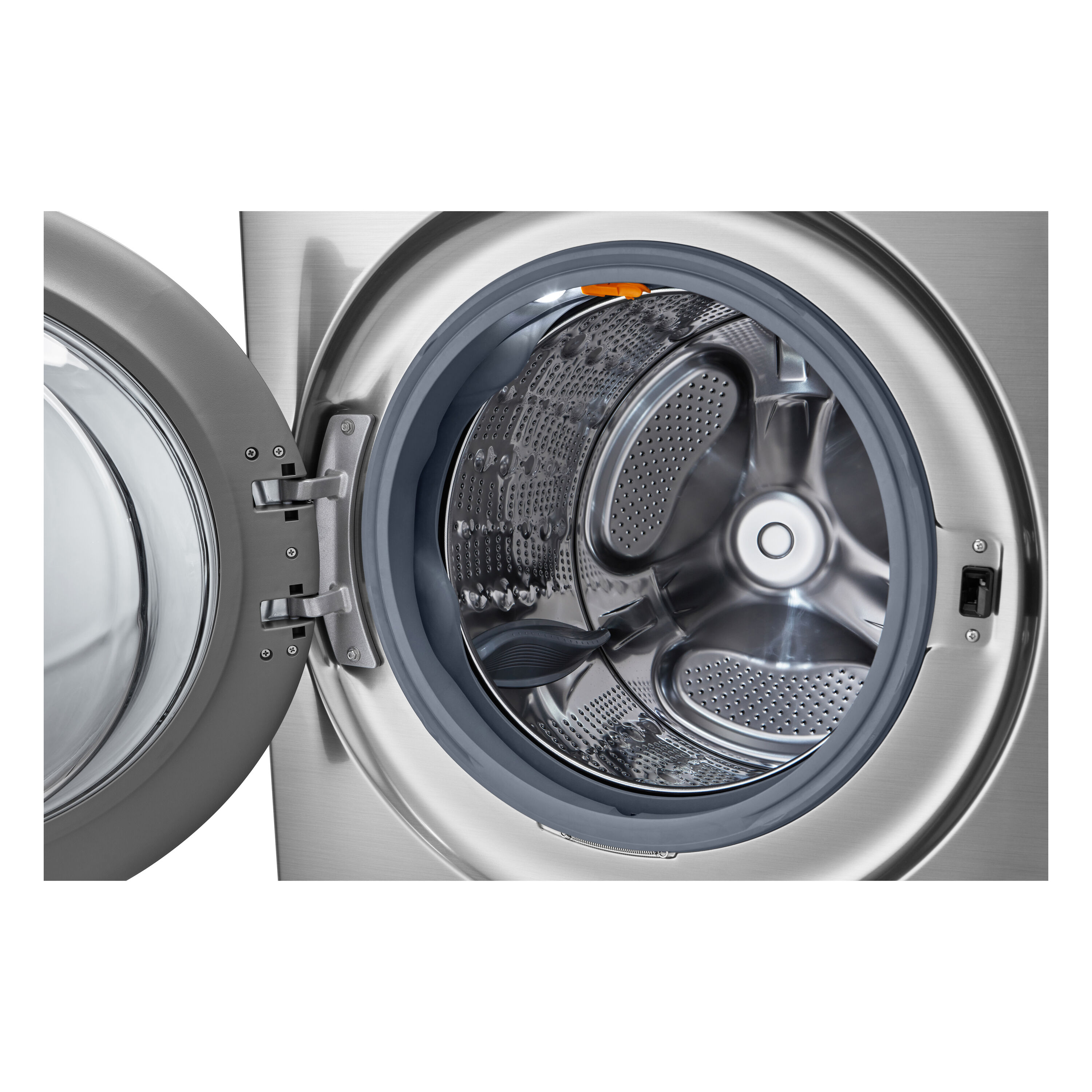 Lavadora de Carga Frontal LG TurboWash 360 4.5 pies cúbicos de Alta Eficiencia Apilable con Ciclo de Vapor Inteligente (Acero Grafito) ENERGY STAR WM5500HVA