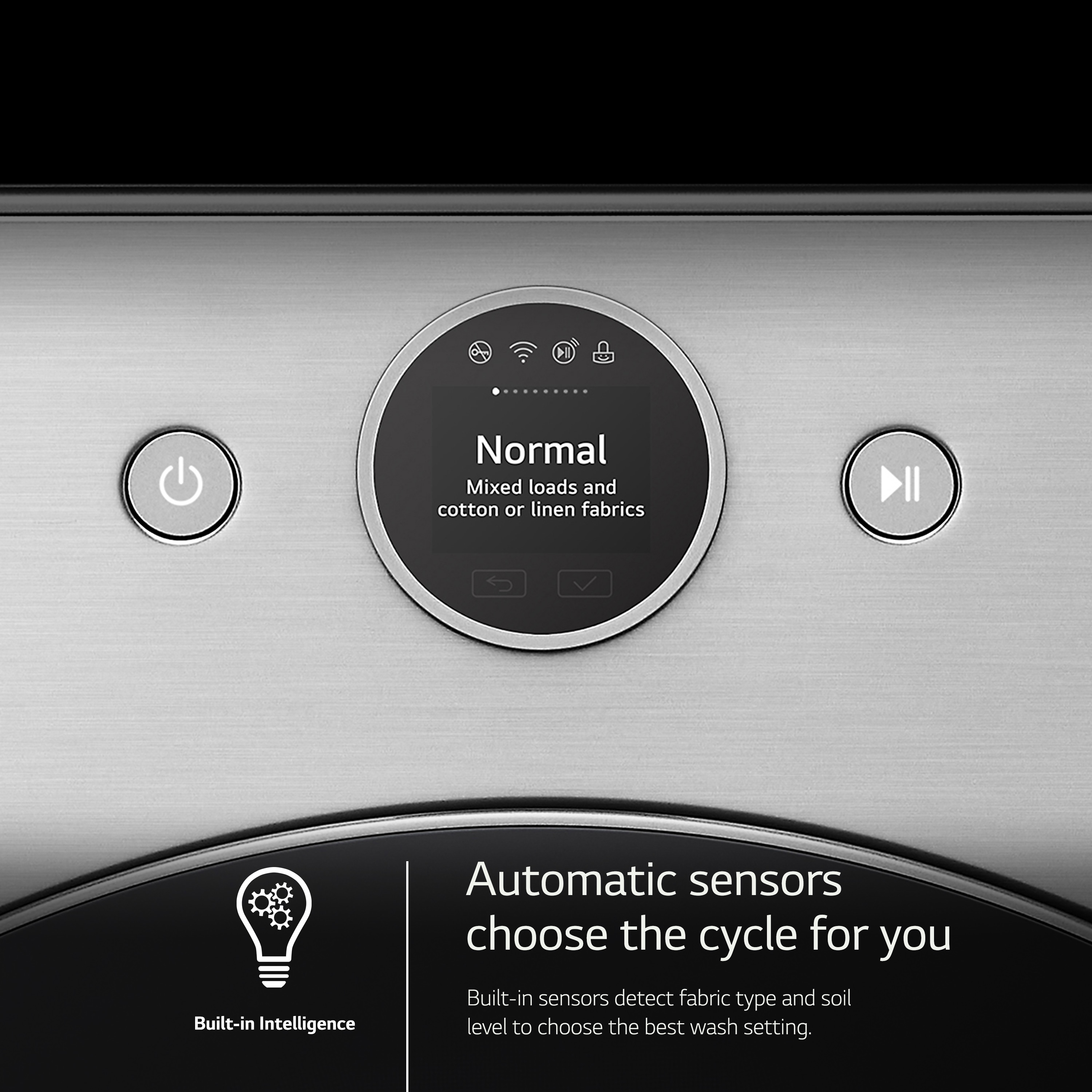 Lavadora de Carga Frontal LG TurboWash 360 4.5 pies cúbicos de Alta Eficiencia Apilable con Ciclo de Vapor Inteligente (Acero Grafito) ENERGY STAR WM5500HVA