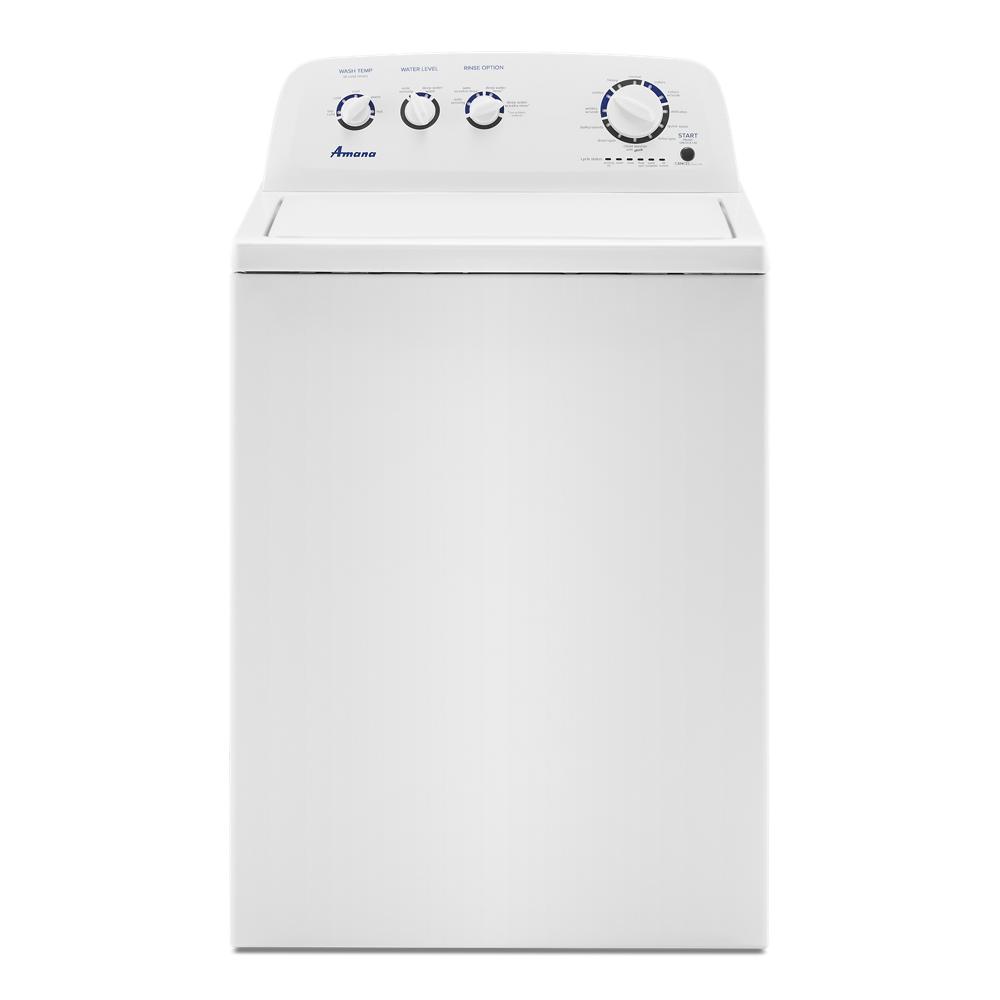 Lavadora de carga superior de alta eficiencia con agitador de 3.8 pies cúbicos (Blanca) NTW4519JW
