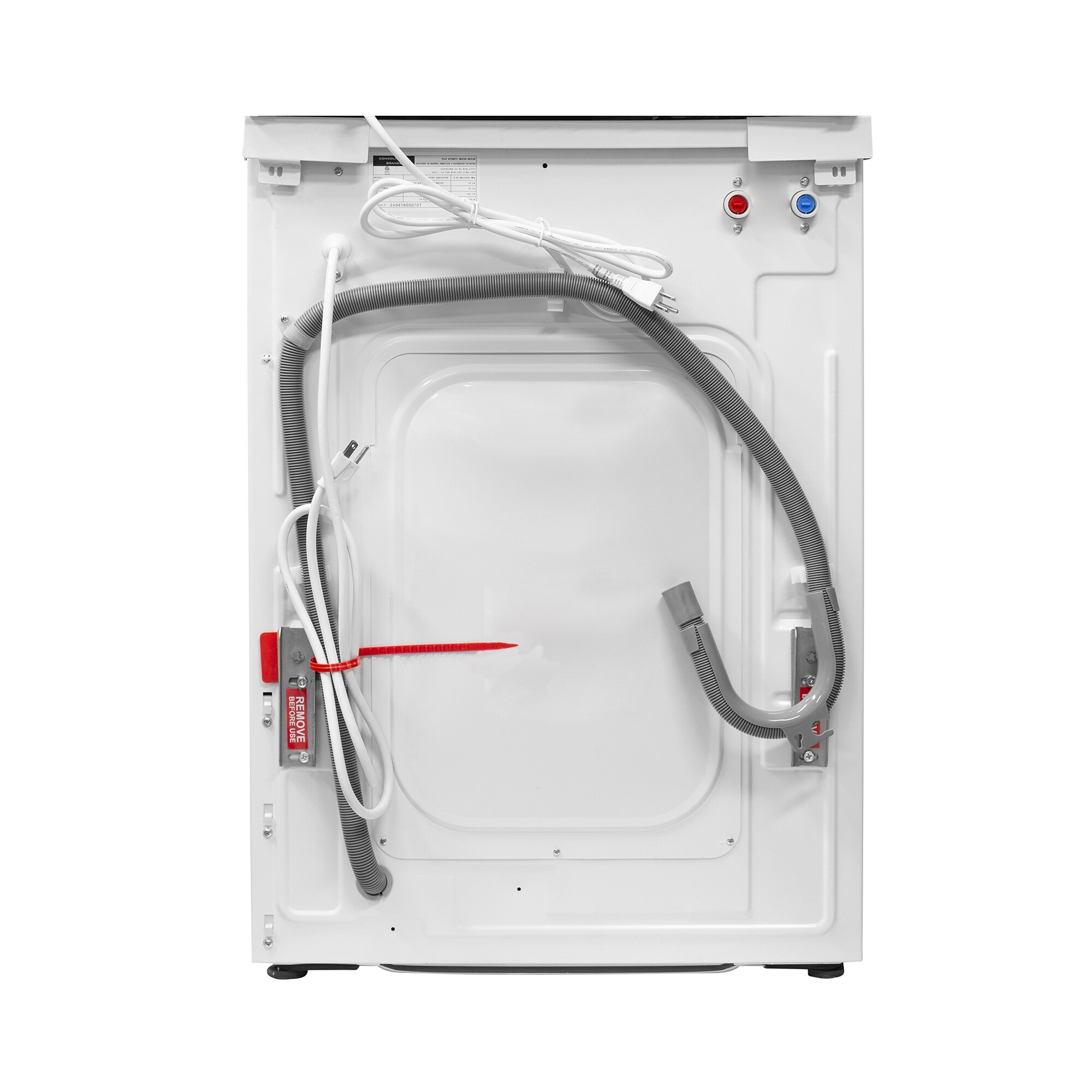 Lavadora de carga frontal de 1.62 pies cúbicos (Blanco) EW 826 W de Equator Advanced Appliances