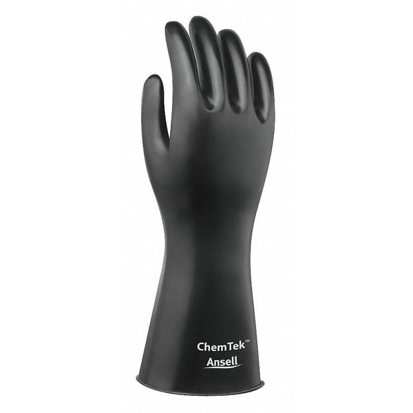 Guantes químicos resistentes Ansell de 12" , Butyl/Viton, 9, 1 PR - 38-612