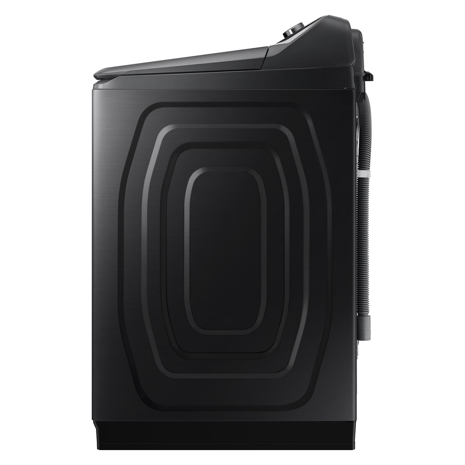 Lavadora de carga superior de alta eficiencia de 5.4 pies cúbicos con agitador inteligente compatible con tecnología Smart (Negro Cepillado) CERTIFICADA ENERGY STAR WA54CG7105AV