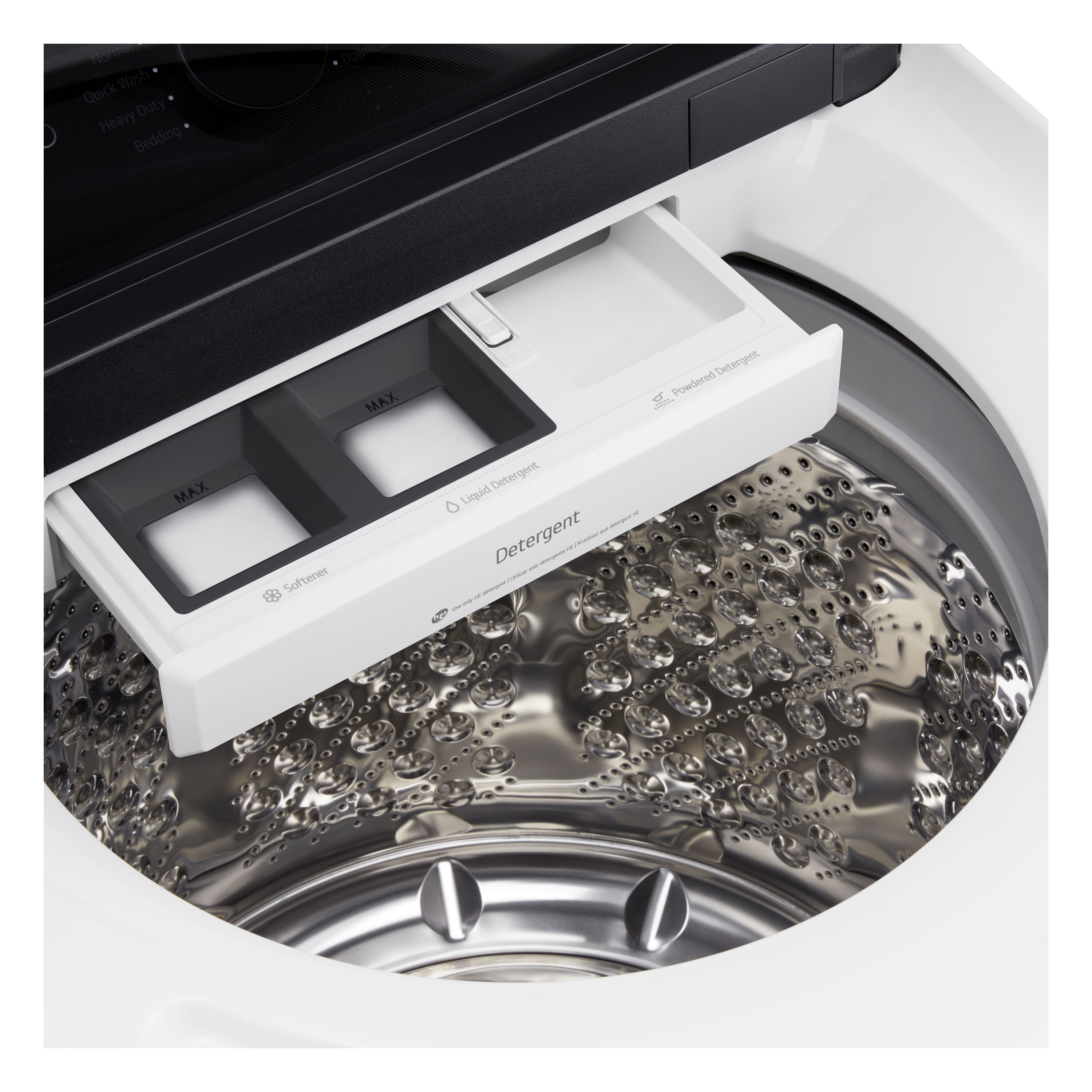 Lavadora de carga superior compatible con tecnología inteligente de impulsor de 5.5 pies cúbicos (Blanco alpino) ENERGY STAR WT8400CW