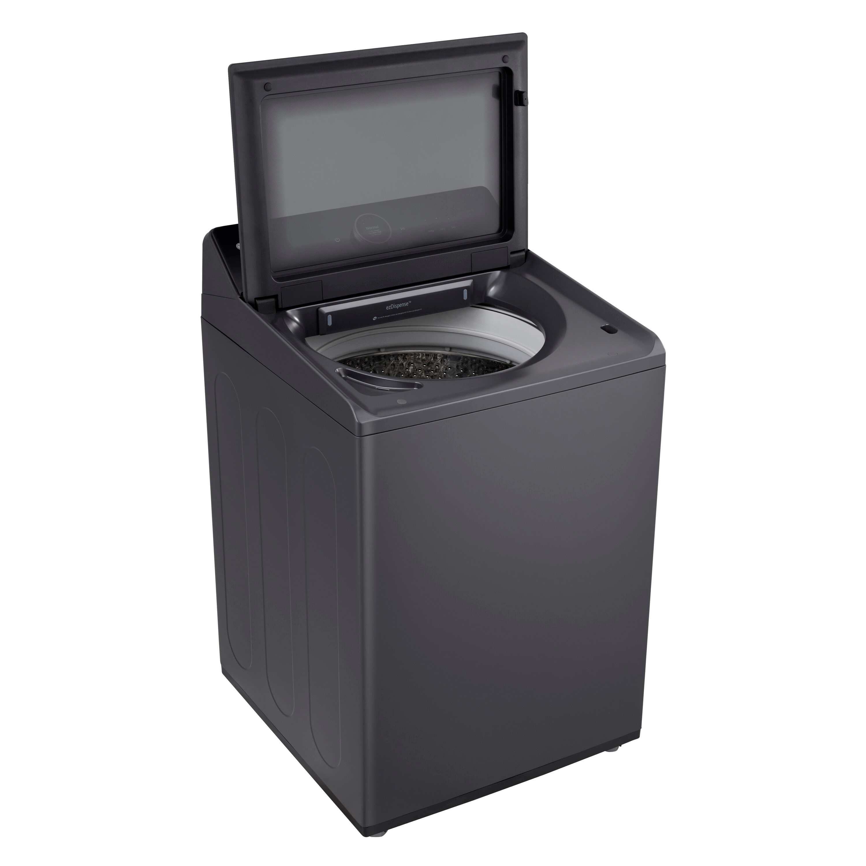 Lavadora de carga superior LG de alta eficiencia con agitador inteligente de 5.5 pies cúbicos (negro mate) compatible con Smart, ENERGY STAR WT8600CB