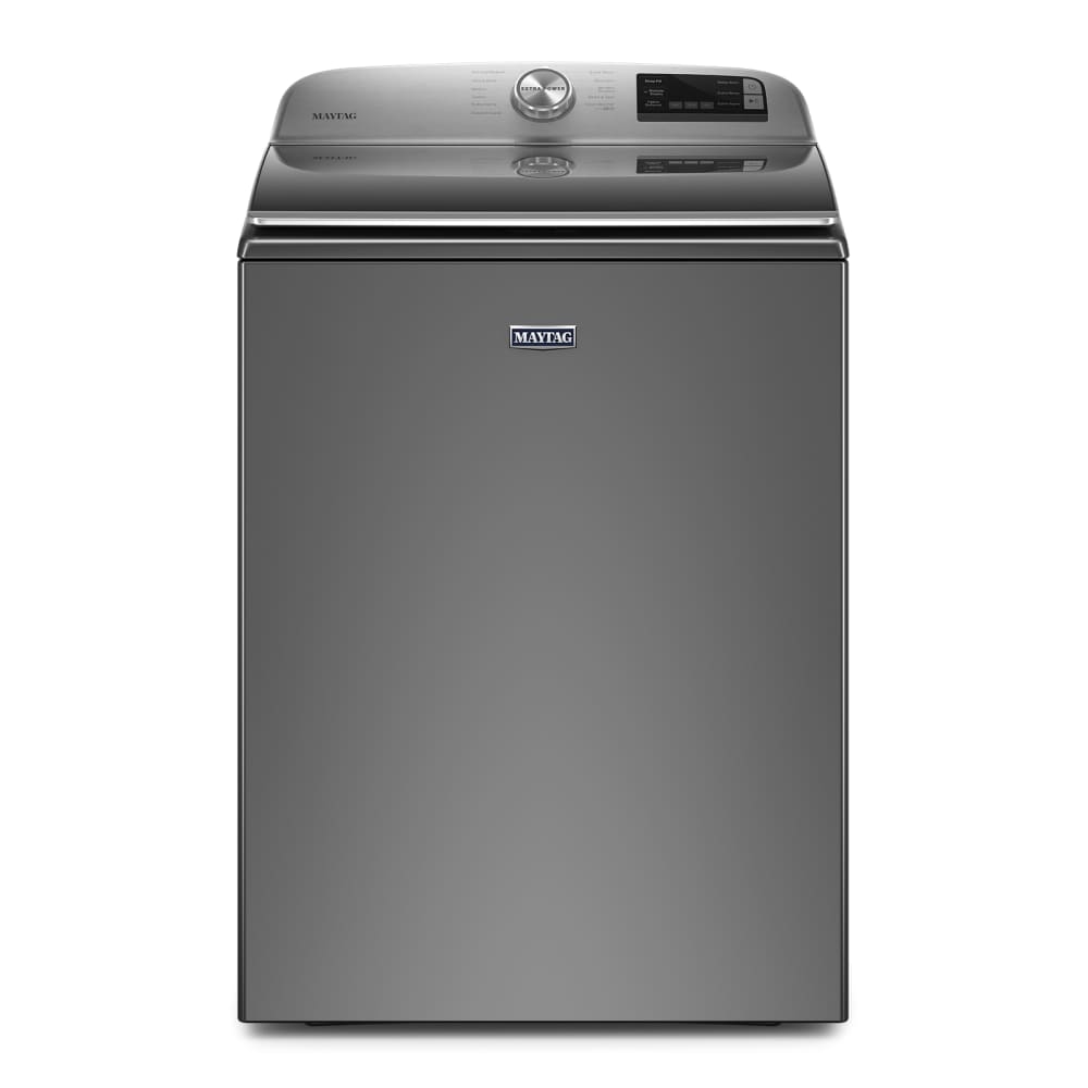 Lavadora de carga superior Maytag de alta eficiencia con agitador inteligente y compatible con tecnología Smart (Slate metálico) 4.7 pies cúbicos MVW6230HC