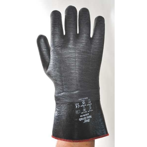 Guantes resistentes a químicos de 12" Showa, Neopreno, L, 1 par - 6781R.