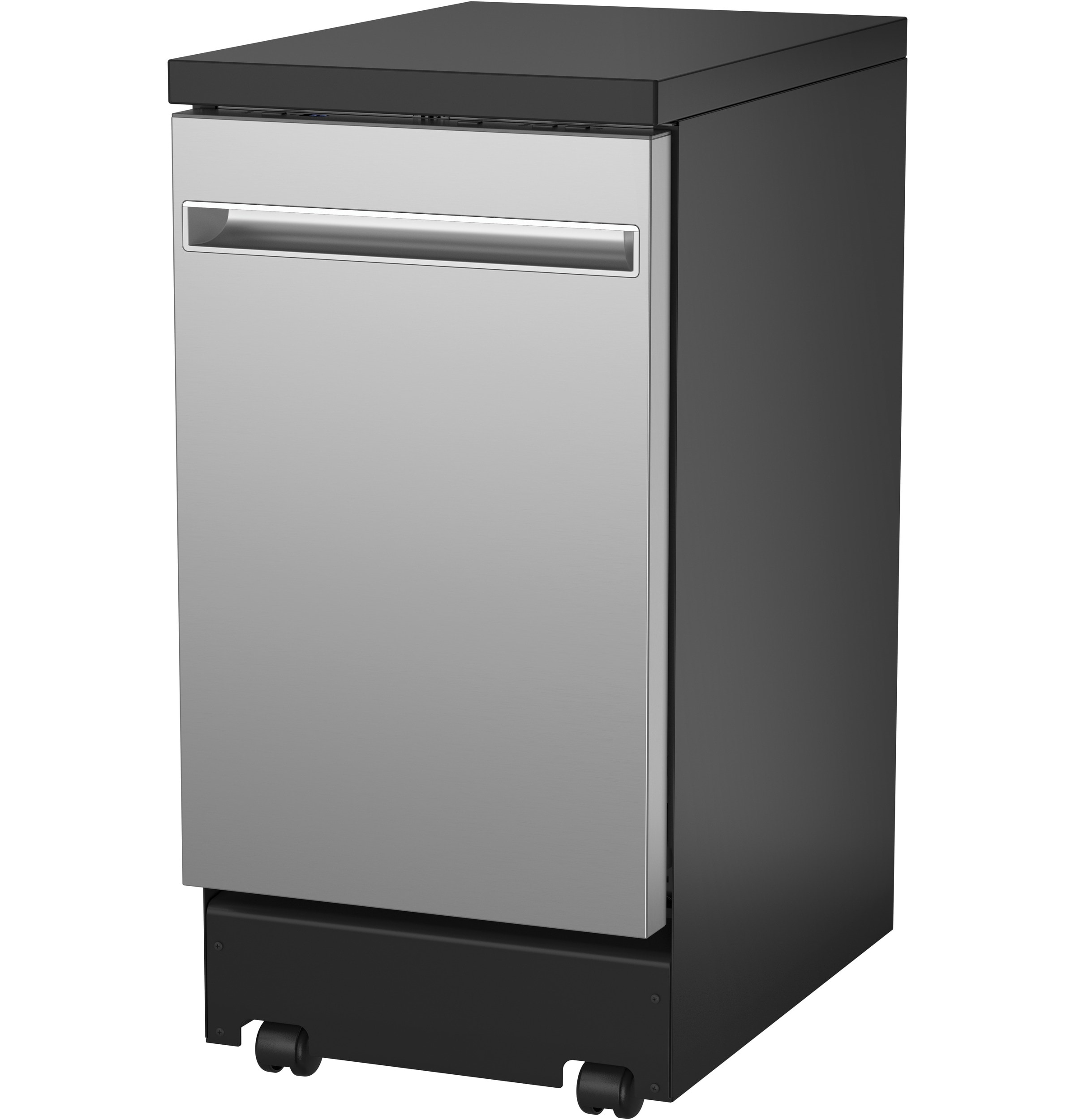 Lavavajillas portátil independiente de 18 pulgadas de acero inoxidable (certificación ENERGY STAR), nivel de sonido estándar de 52 decibeles