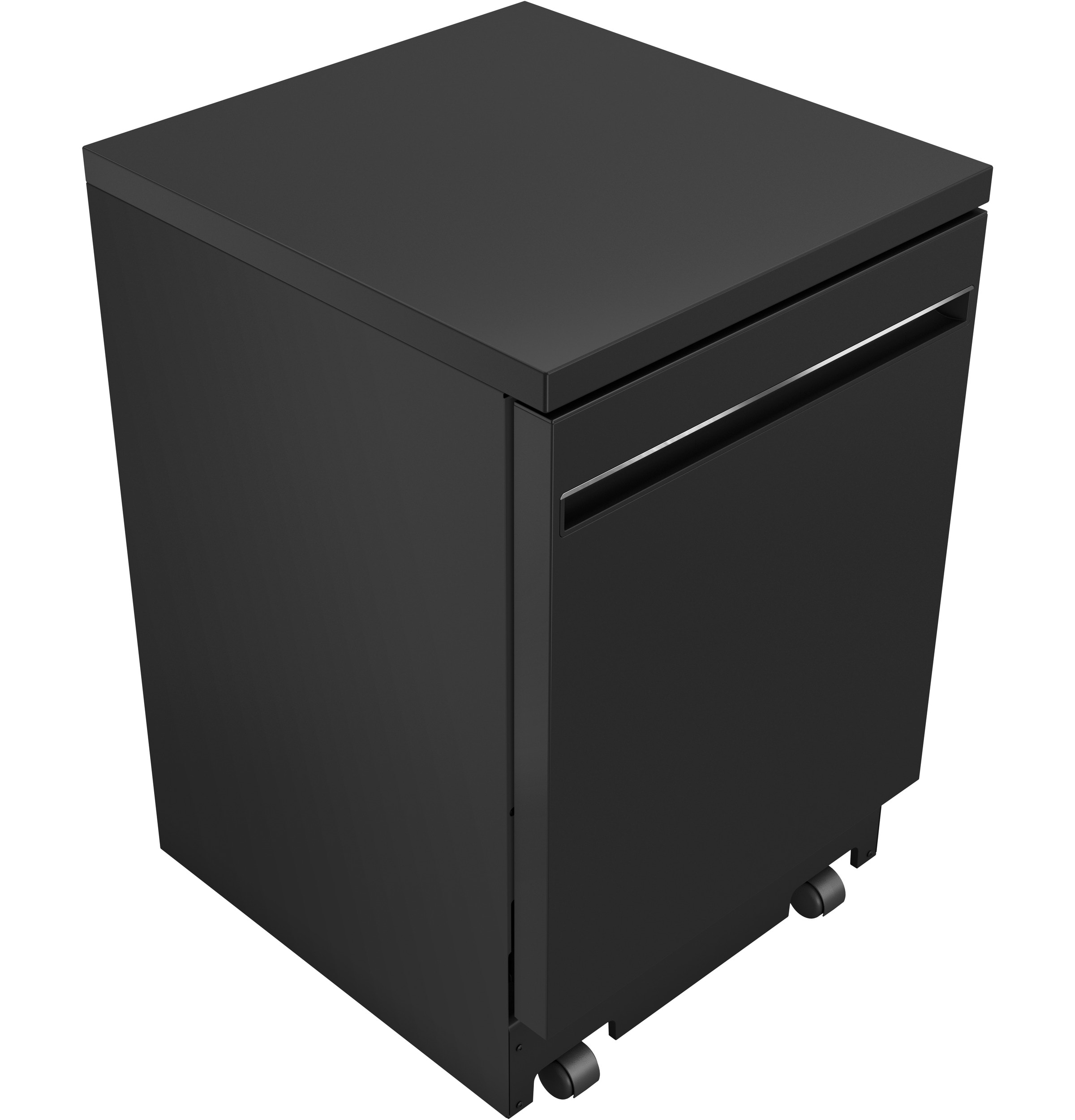 Lavavajillas portátil independiente de 23.625 pulgadas (Negro) Certificado ENERGY STAR, Nivel de Sonido Estándar de 54 Decibeles GPT225SGLBB
