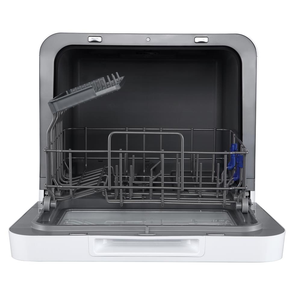 Lavavajillas portátil de mostrador Farberware Professional de 16.5 pulgadas (Blanco) Certificado ENERGY STAR, Nivel de ruido estándar de 62 decibelios FDW05ASBWHA