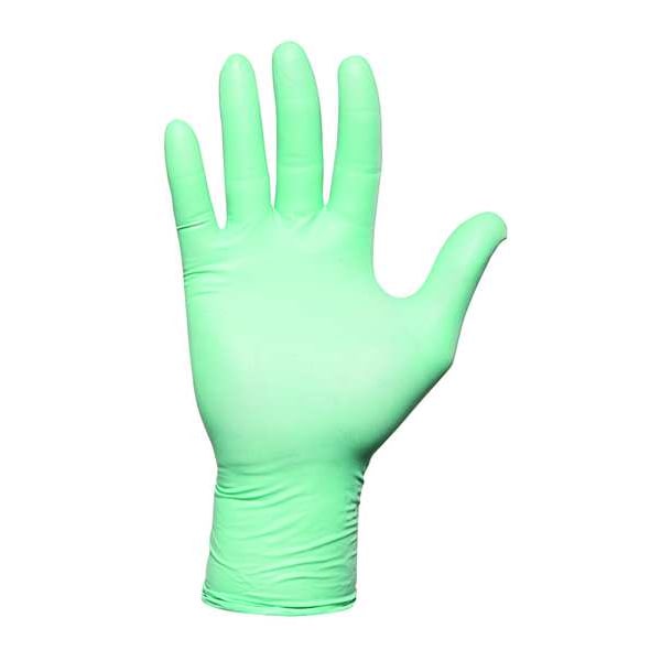 Guantes Desechables Ansell de Neopreno, sin Polvo, Verde, Talla L, Paquete de 100 - 25-101