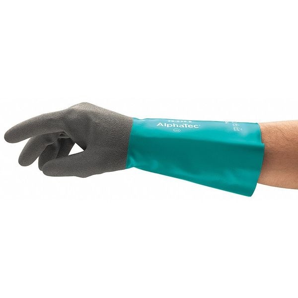 Guantes Resistentes a Químicos Ansell de 14", Nitrilo, Talla 8, 1 par - 58-535B