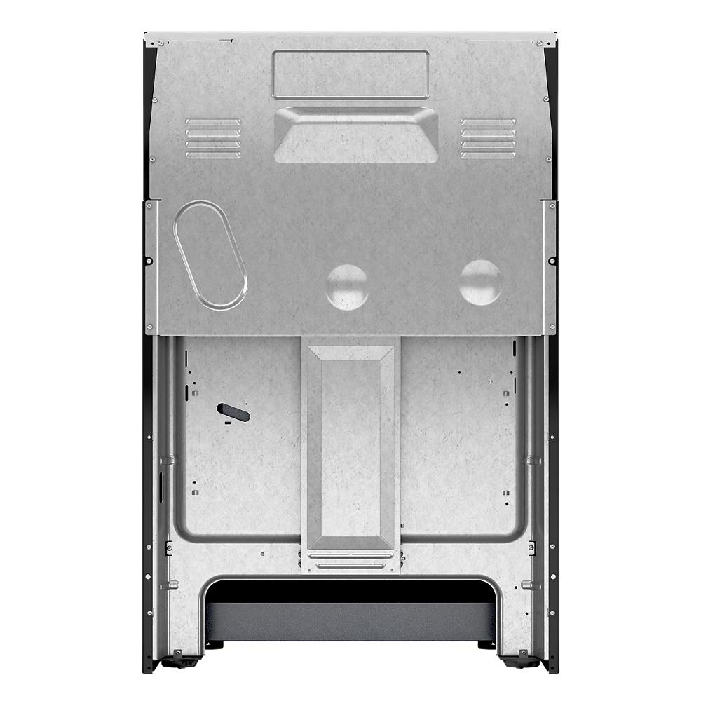 Estufa eléctrica independiente con horno de convección de freidora de aire y 5 quemadores de vidrio de 30 pulgadas, resistente a huellas dactilares de acero inoxidable WFE550S0LZ de Whirlpool