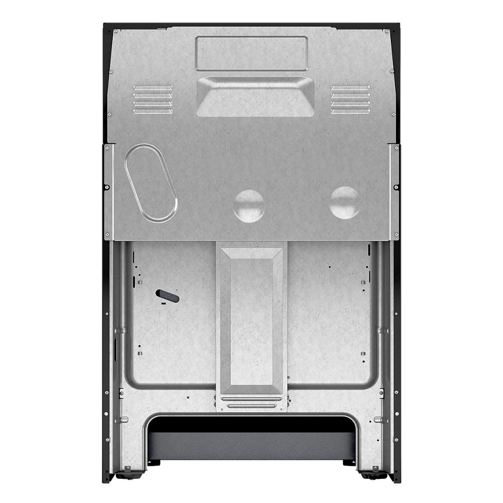 Estufa Eléctrica Independiente con Horno de Convección y Freidora de Aire de 5 Quemadores y 5.3 pies cúbicos de Whirlpool de 30 pulgadas con Cubierta de Vidrio (Negro) WFE550S0LB