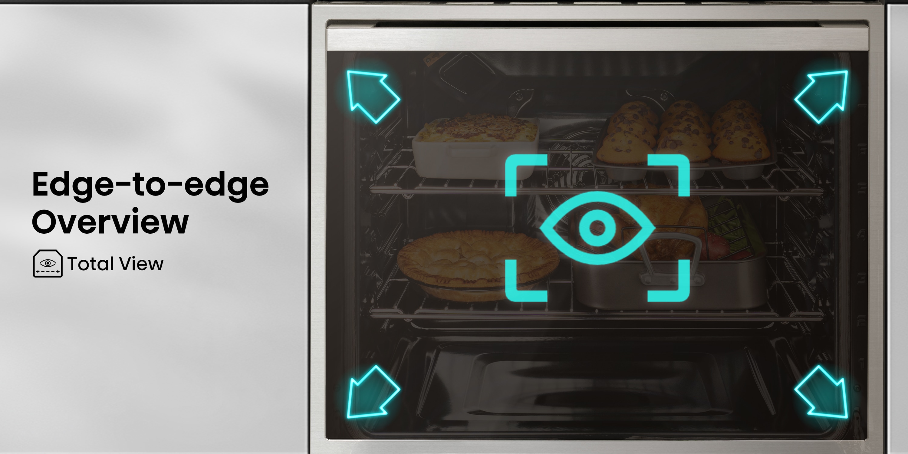 Estufa eléctrica deslizable con horno de convección y freidora de aire de 5.8 pies cúbicos, 5 quemadores y tapa de cristal de 30 pulgadas de acero inoxidable.