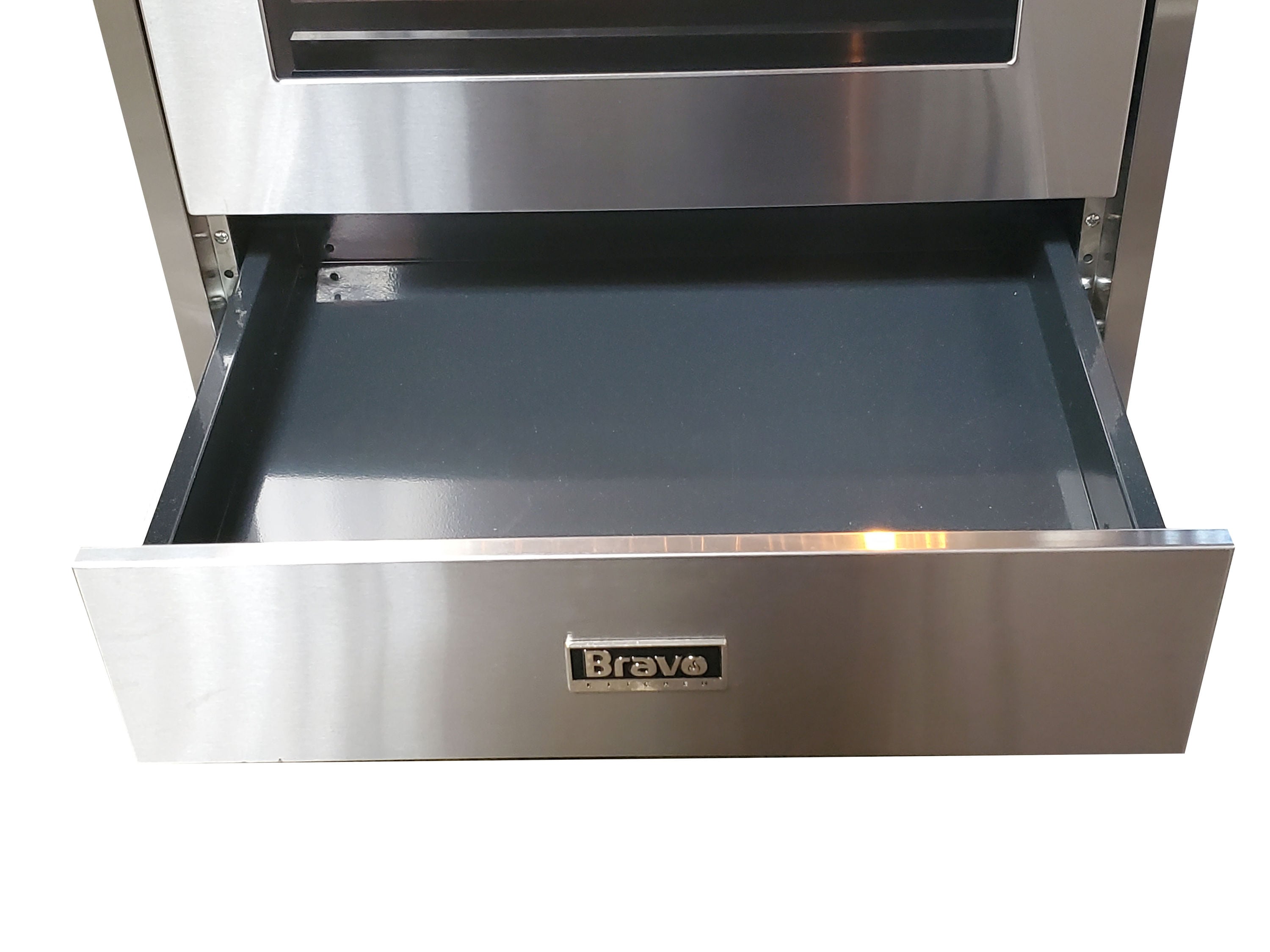 Estufa Eléctrica Independiente con Horno de Convección de 2.5 pies cúbicos, 4 quemadores y cubierta de vidrio de 24 pulgadas (acero inoxidable)