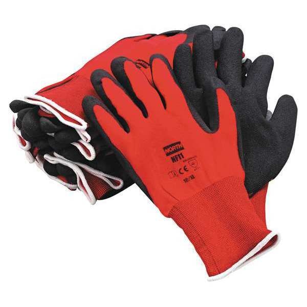 Honeywell North NorthFlex, Guantes de PVC Resistentes a Químicos Espumados Rojos, 10XL, 12 paq. - 068-NF11/10XL