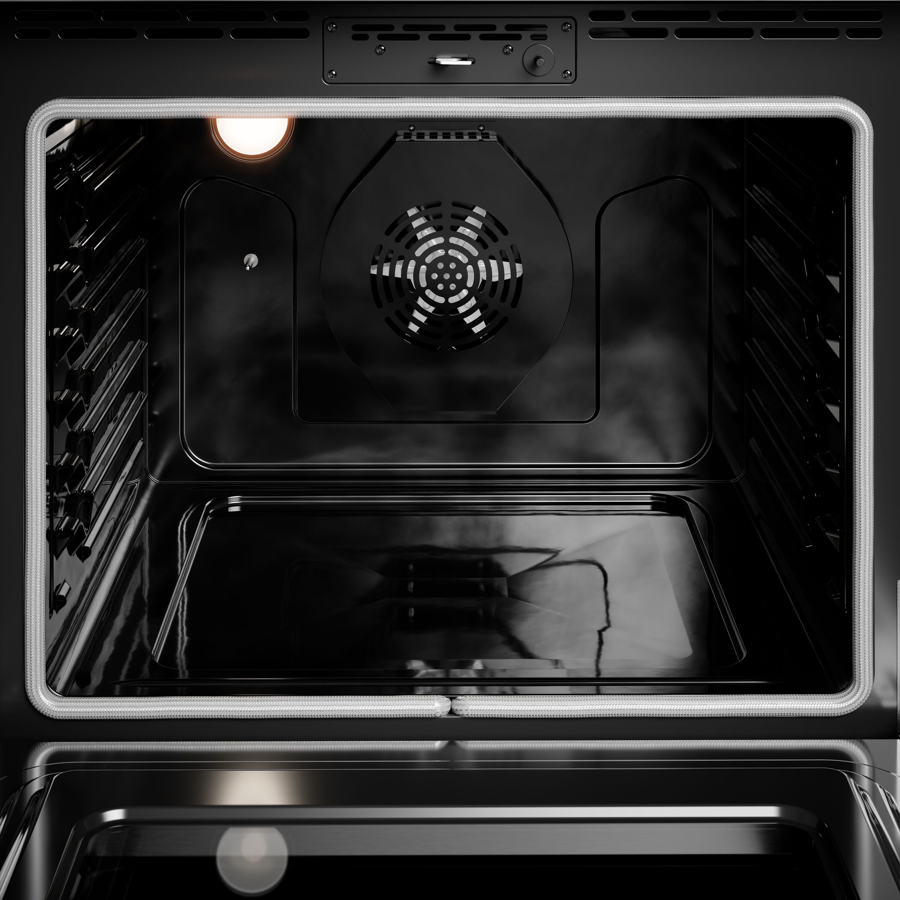 Estufa Eléctrica Independiente de Acero Inoxidable con 5 Quemadores y Horno de Convección con Freidora de Aire de 4.8 pies cúbicos y Cubierta de Vidrio de 30 pulgadas de Kenmore