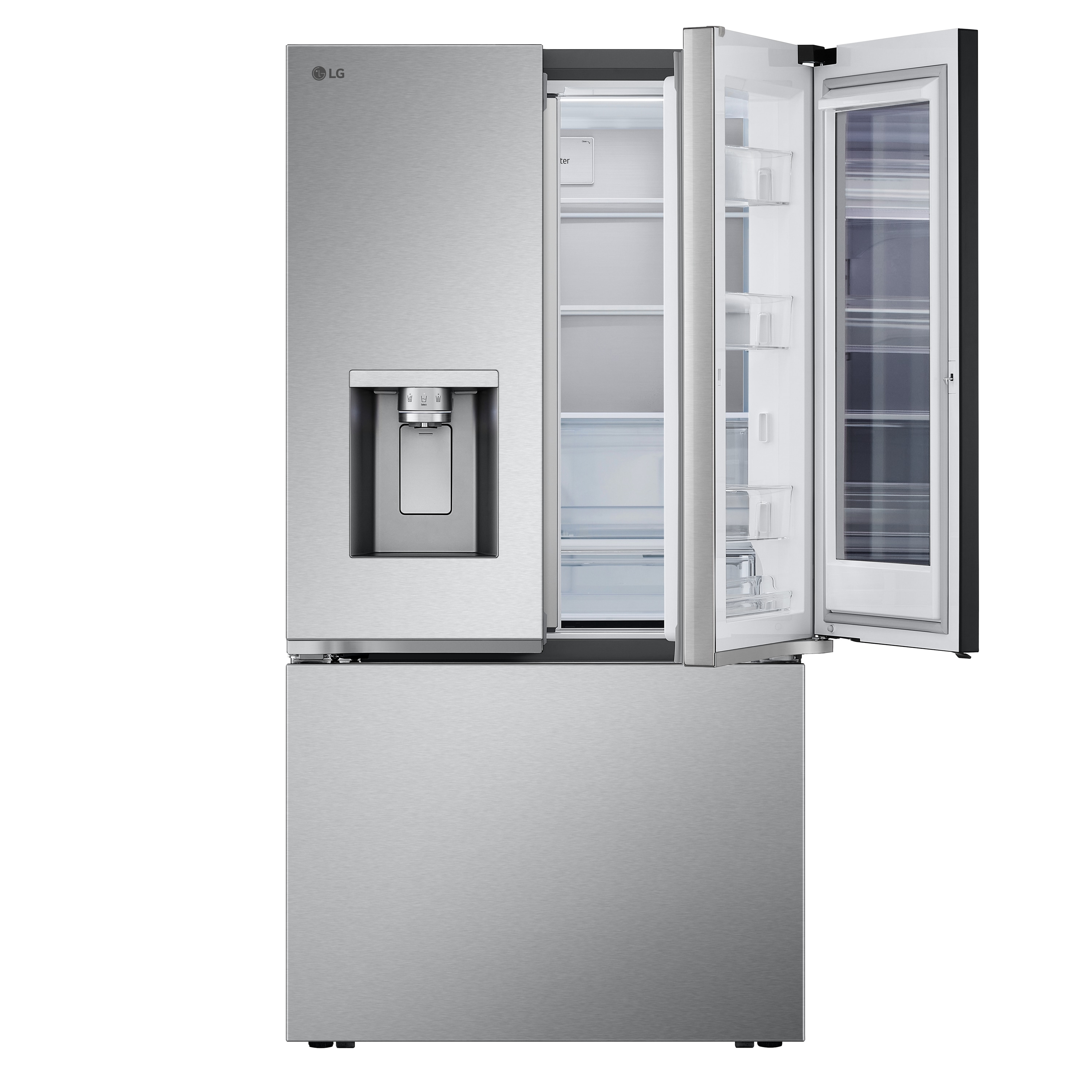 Estufa de inducción de 4 quemadores con horno de convección y freidora de aire LG de 30 pulgadas, 6.3 pies cúbicos (Acero Inoxidable de Resistencia a las Manchas)