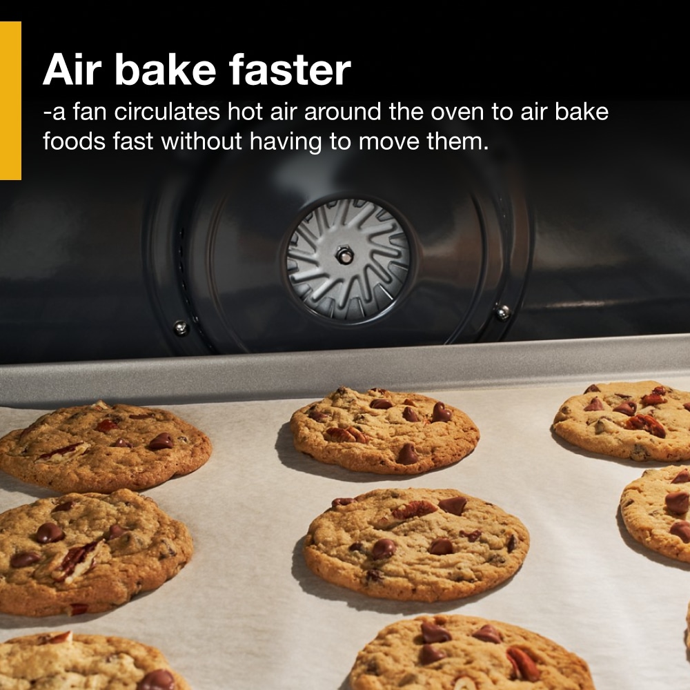 Estufa de Inducción de Pie Whirlpool con Horno de Convección de Aire y Freidora de 6,4 pies cúbicos, 4 Quemadores de 30 pulgadas (Acero Inoxidable a Pruebas de Huellas Dactilares)