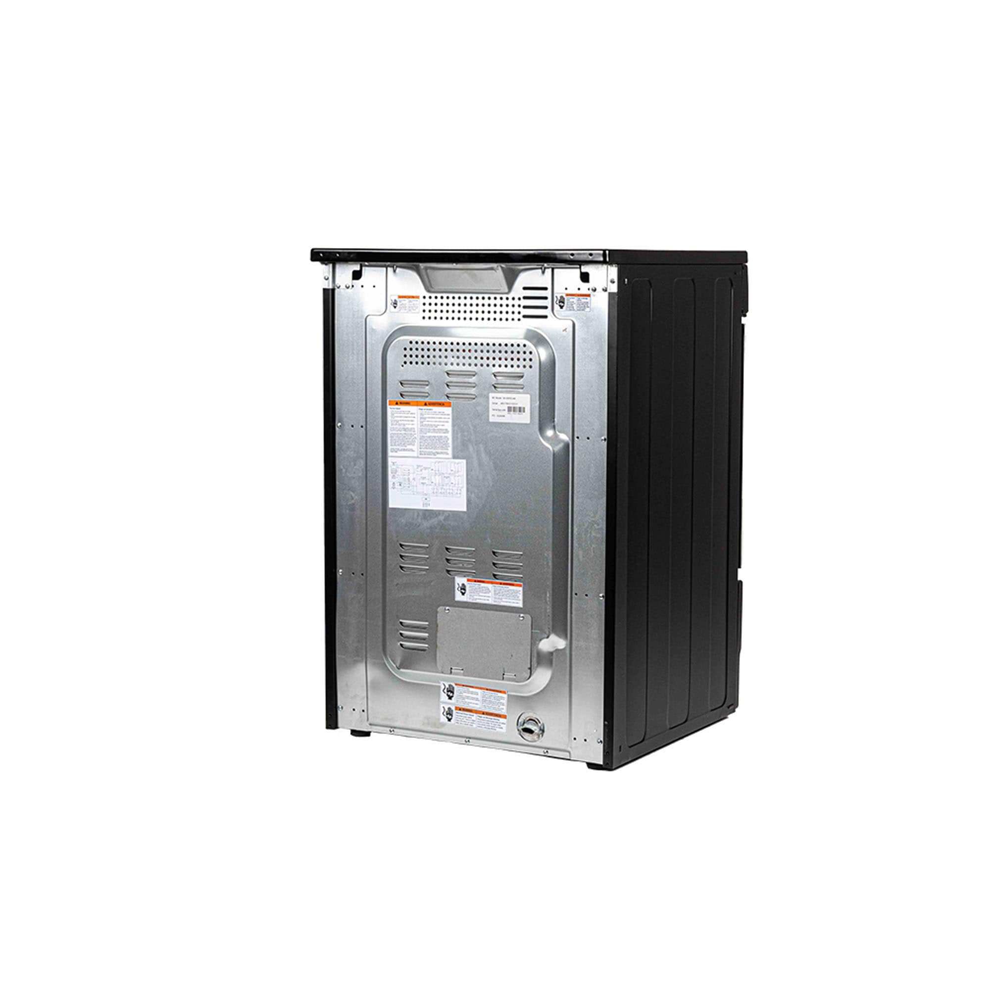Estufa Eléctrica Independiente con Horno de Convección de 2.9 pies cúbicos y 4 quemadores en vidrio negro de 24 pulgadas Magic Chef