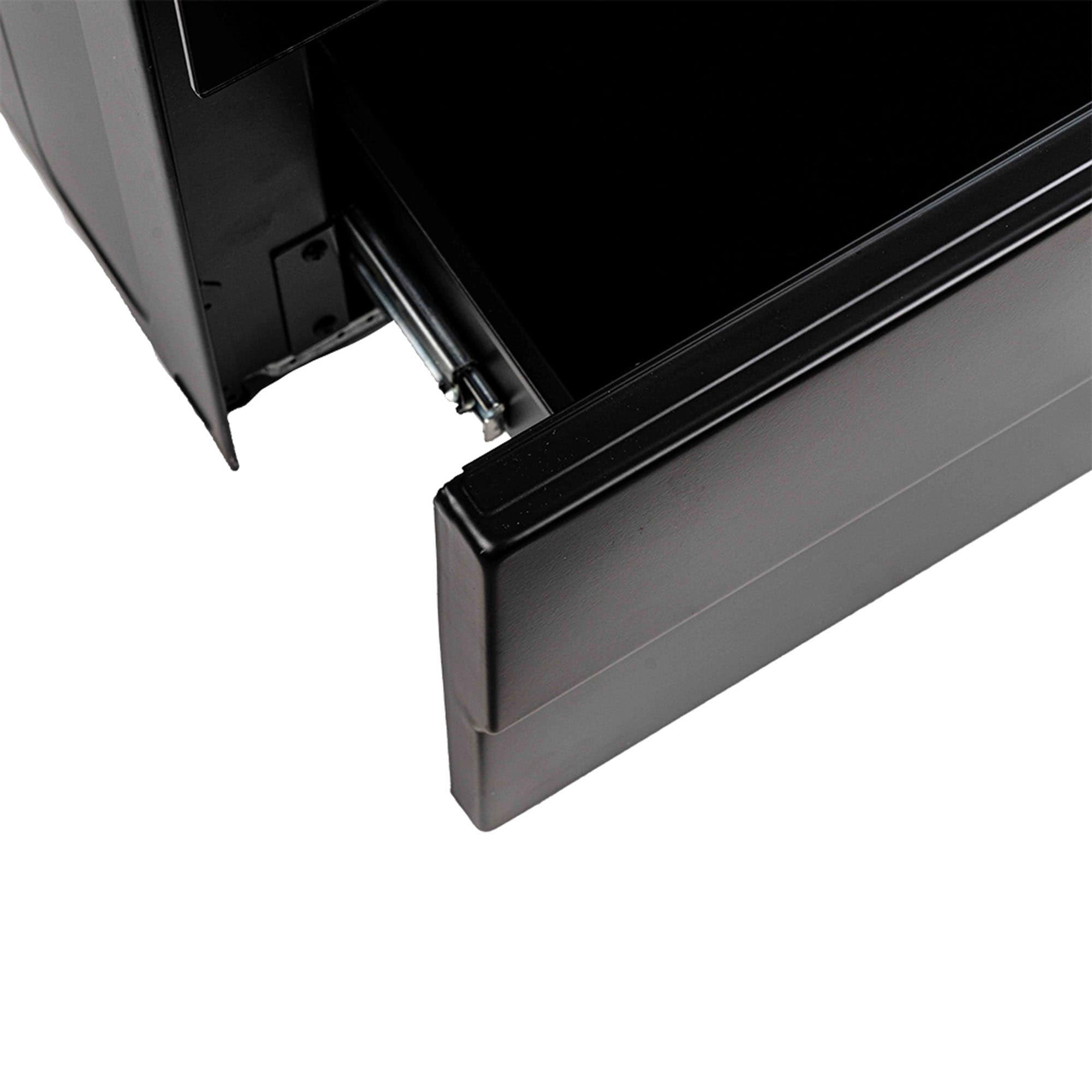 Estufa Eléctrica Independiente con Horno de Convección de 2.9 pies cúbicos y 4 quemadores en vidrio negro de 24 pulgadas Magic Chef