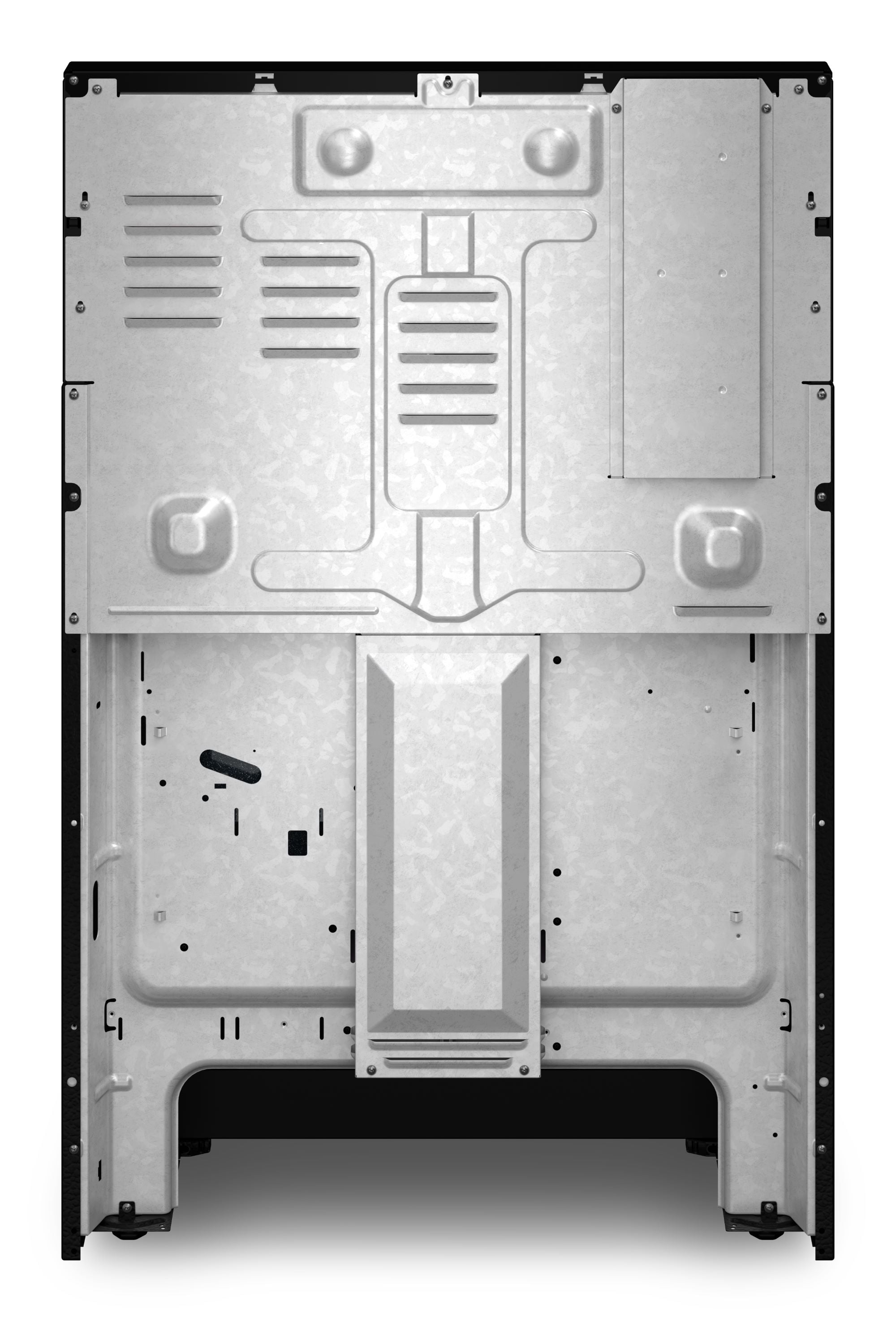 Estufa eléctrica independiente con quemadores de vidrio de 5.3 pies cúbicos y 5 quemadores de Maytag de 30 pulgadas (Negro) MFES4030RB.