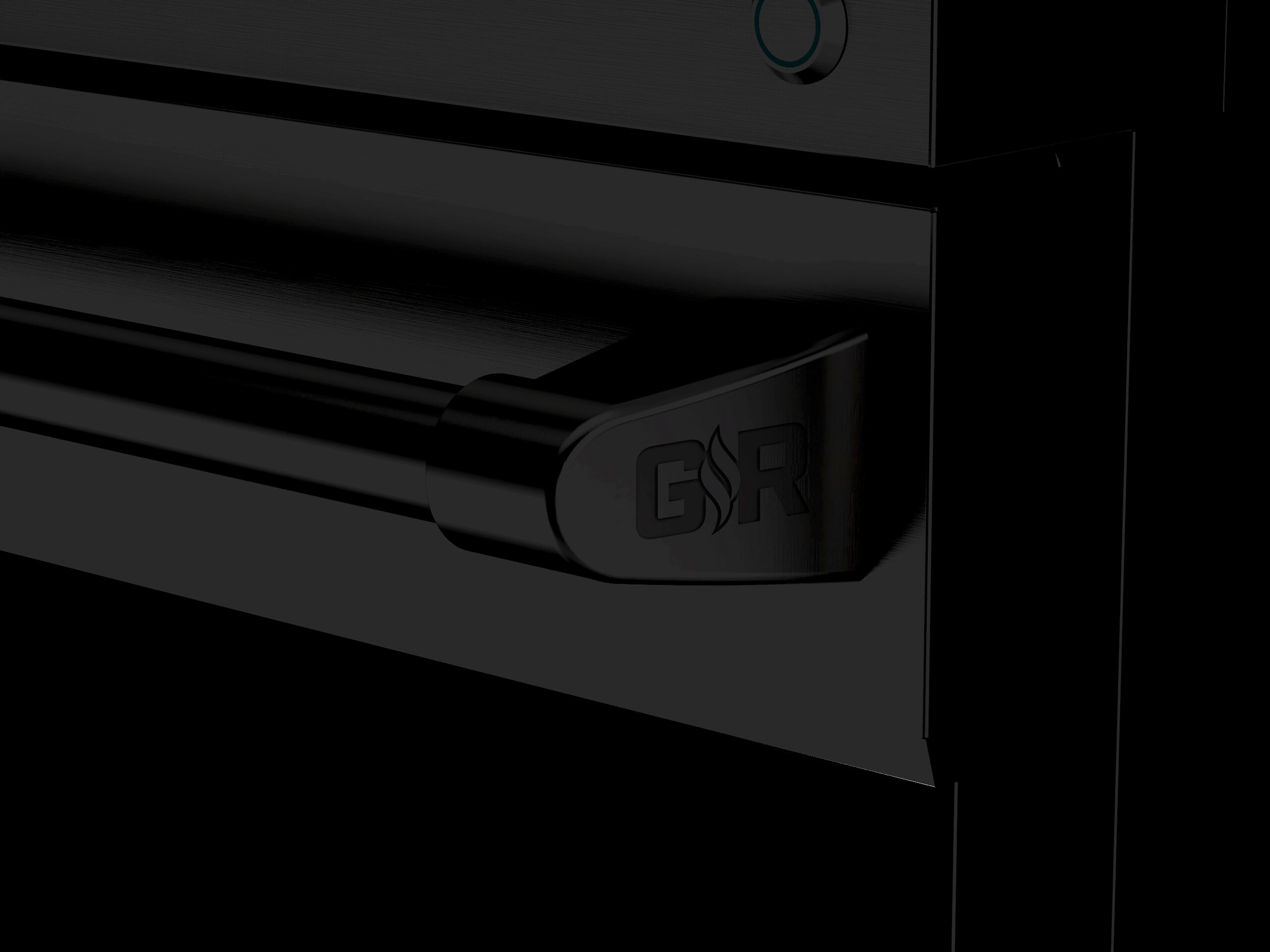 Estufa eléctrica independiente Thor Kitchen Gordon Ramsay de 36 pulgadas con 5 quemadores de cristal, horno de convección de freidora de aire de 6 pies cúbicos (Negro Mate) RSE36B