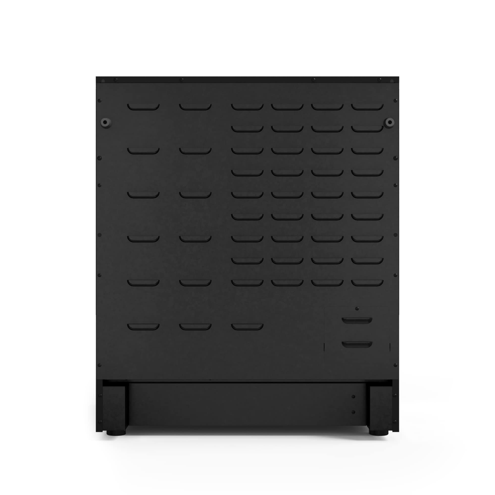 Estufa eléctrica independiente con horno de convección de aire frito, 5 quemadores y superficie de vidrio de 30 pulgadas (negro mate) Thor Kitchen RSE30B-SS