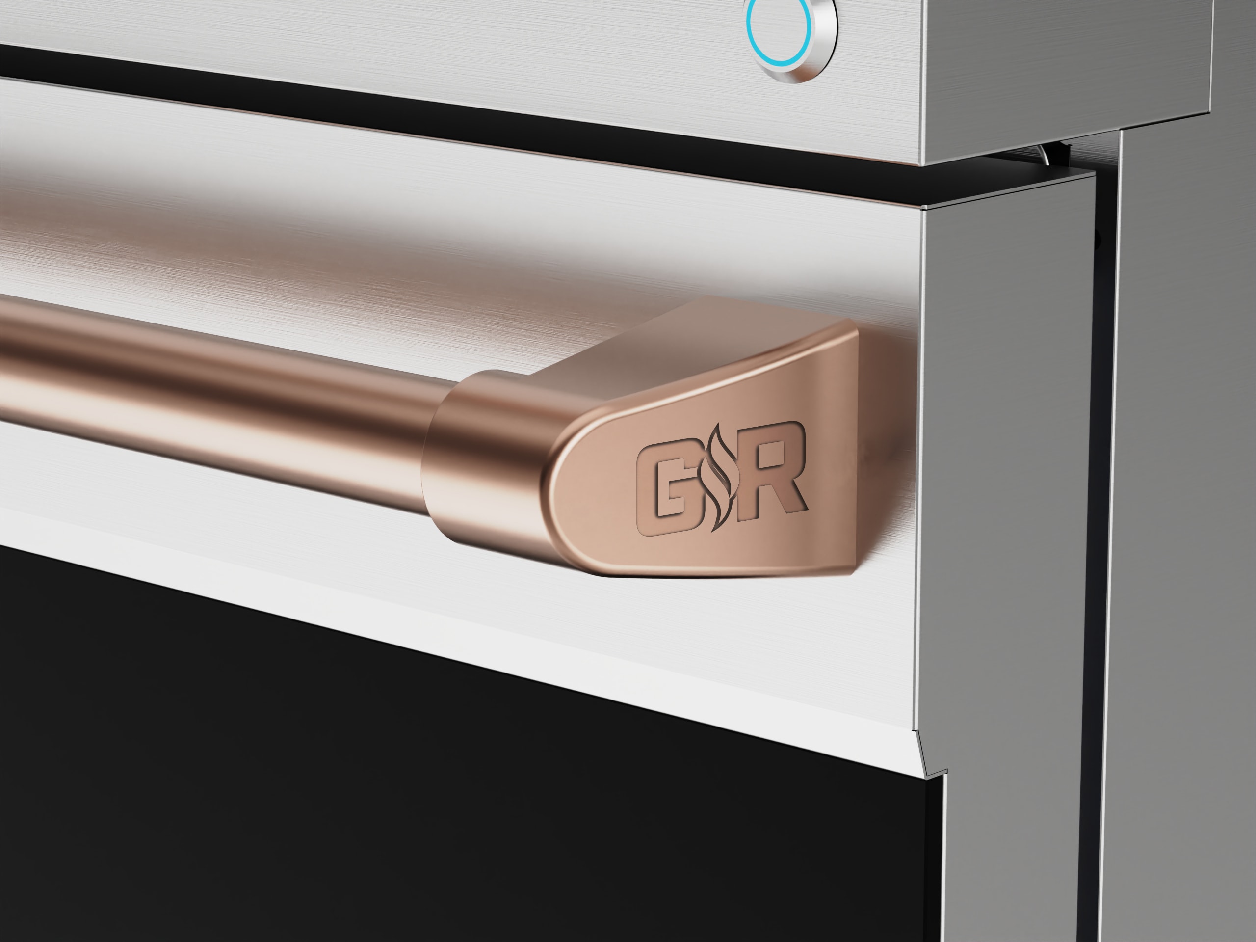 Estufa eléctrica independiente de vidrio con 5 quemadores y horno de convección con freidora de aire de 4.55 pies cúbicos de Thor Kitchen de 30 pulgadas (acero inoxidable)