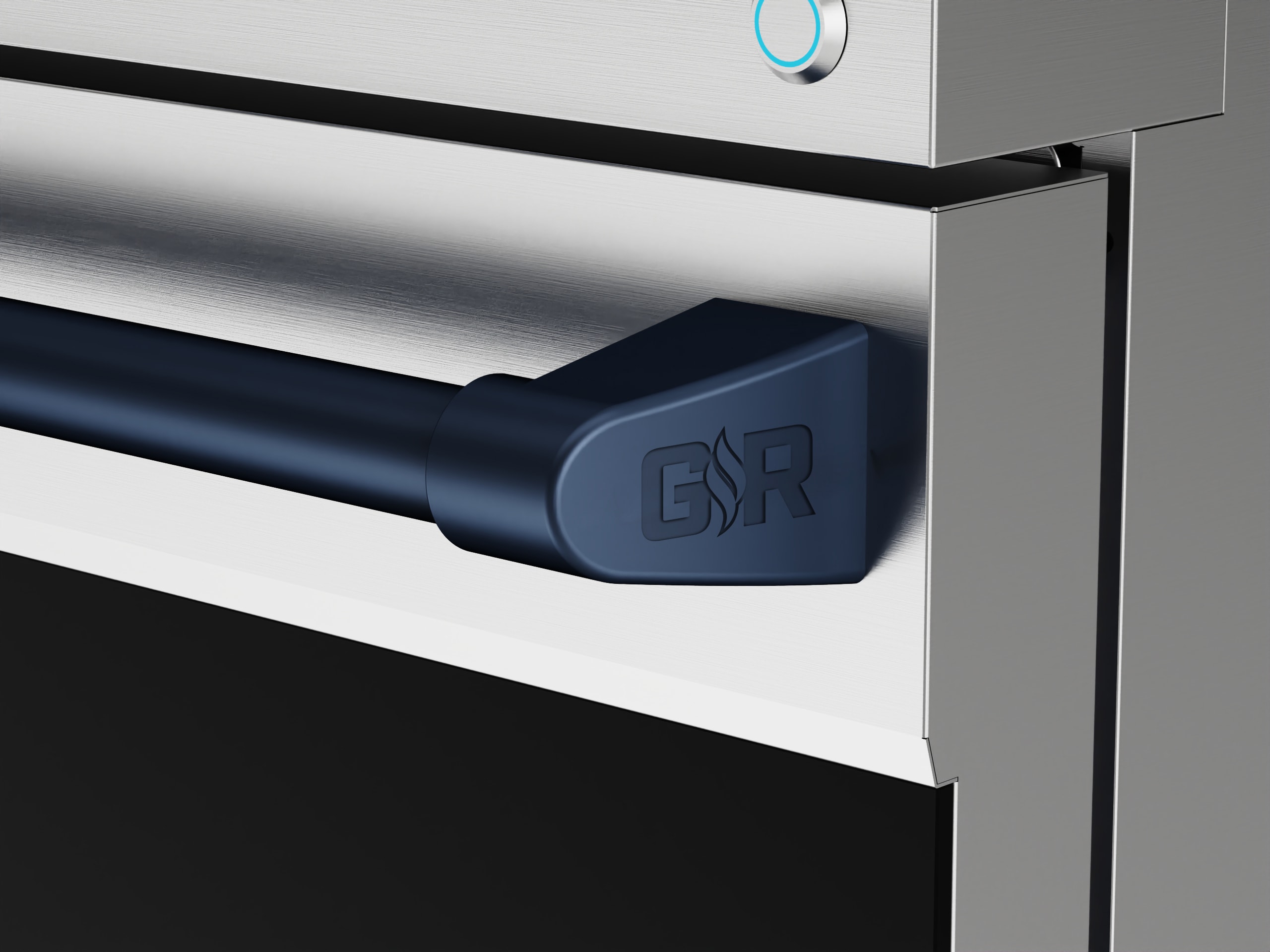 Parrilla eléctrica independiente de acero inoxidable con horno de convección de aire frito de 6 pies cúbicos, 5 quemadores y superficie de vidrio de 36 pulgadas de Thor Kitchen Gordon Ramsay.