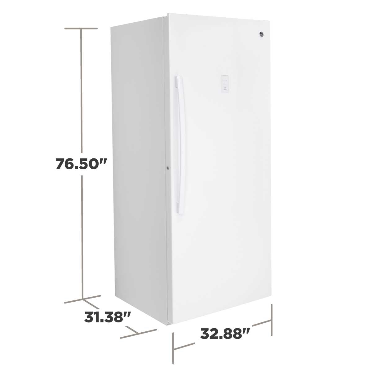 Congelador Vertical sin Escarcha Listo para Garaje de 21.3 pies cúbicos (Blanco) Certificado ENERGY STAR FUF21DLRWW