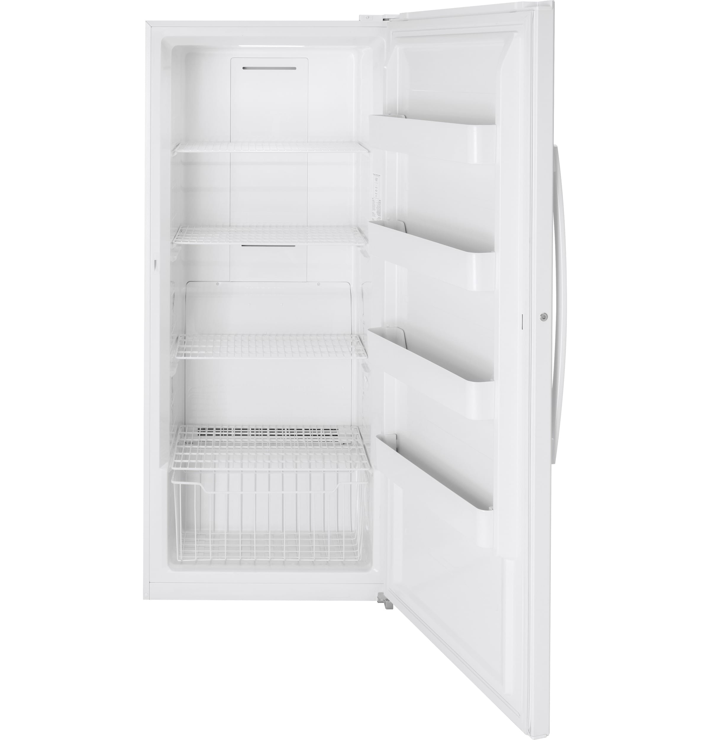 Congelador vertical sin escarcha de 21.3 pies cúbicos listo para garage (Blanco)