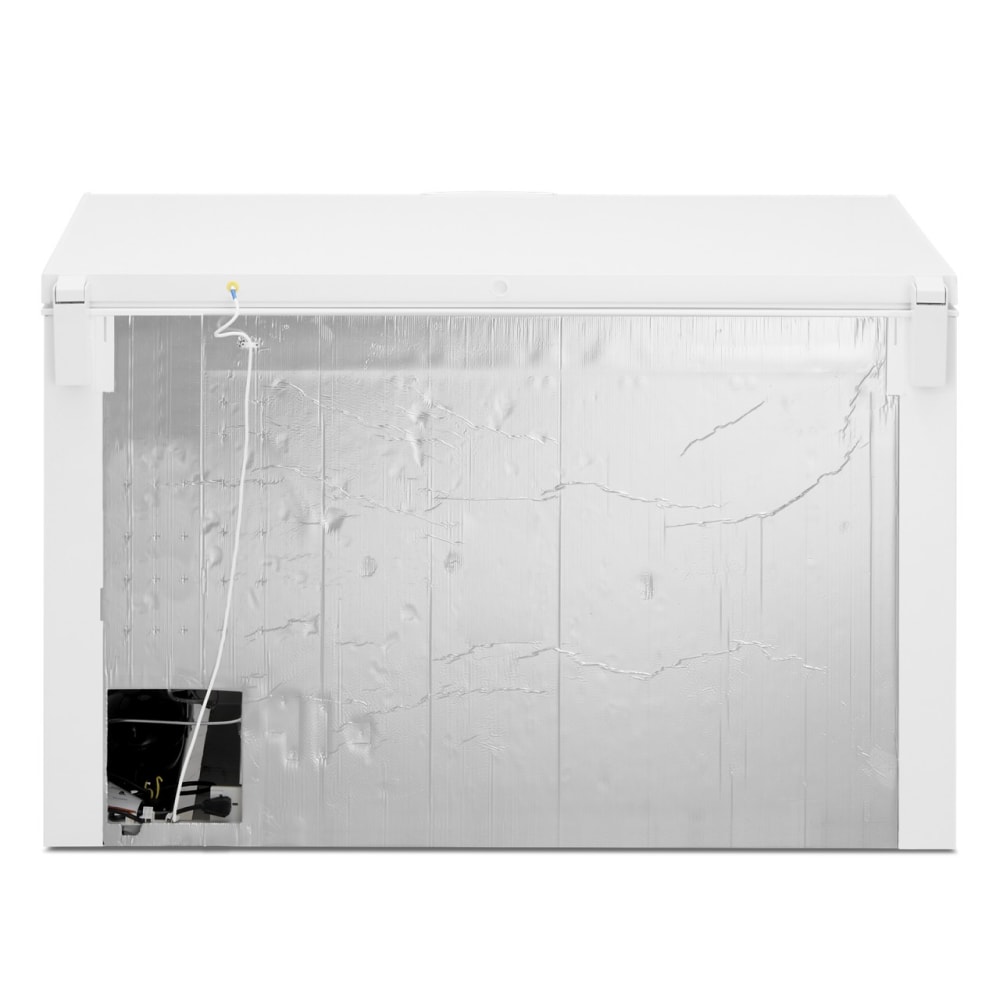 Congelador de Cofre convertible a Refrigerador de 16 pies cúbicos listo para el garaje de Whirlpool con Almacenamiento Flexible (Blanco)