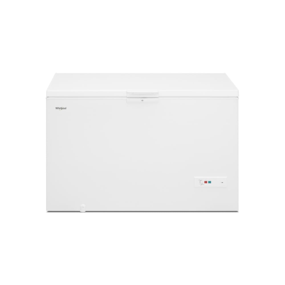 Congelador de Cofre convertible a Refrigerador de 16 pies cúbicos listo para el garaje de Whirlpool con Almacenamiento Flexible (Blanco)