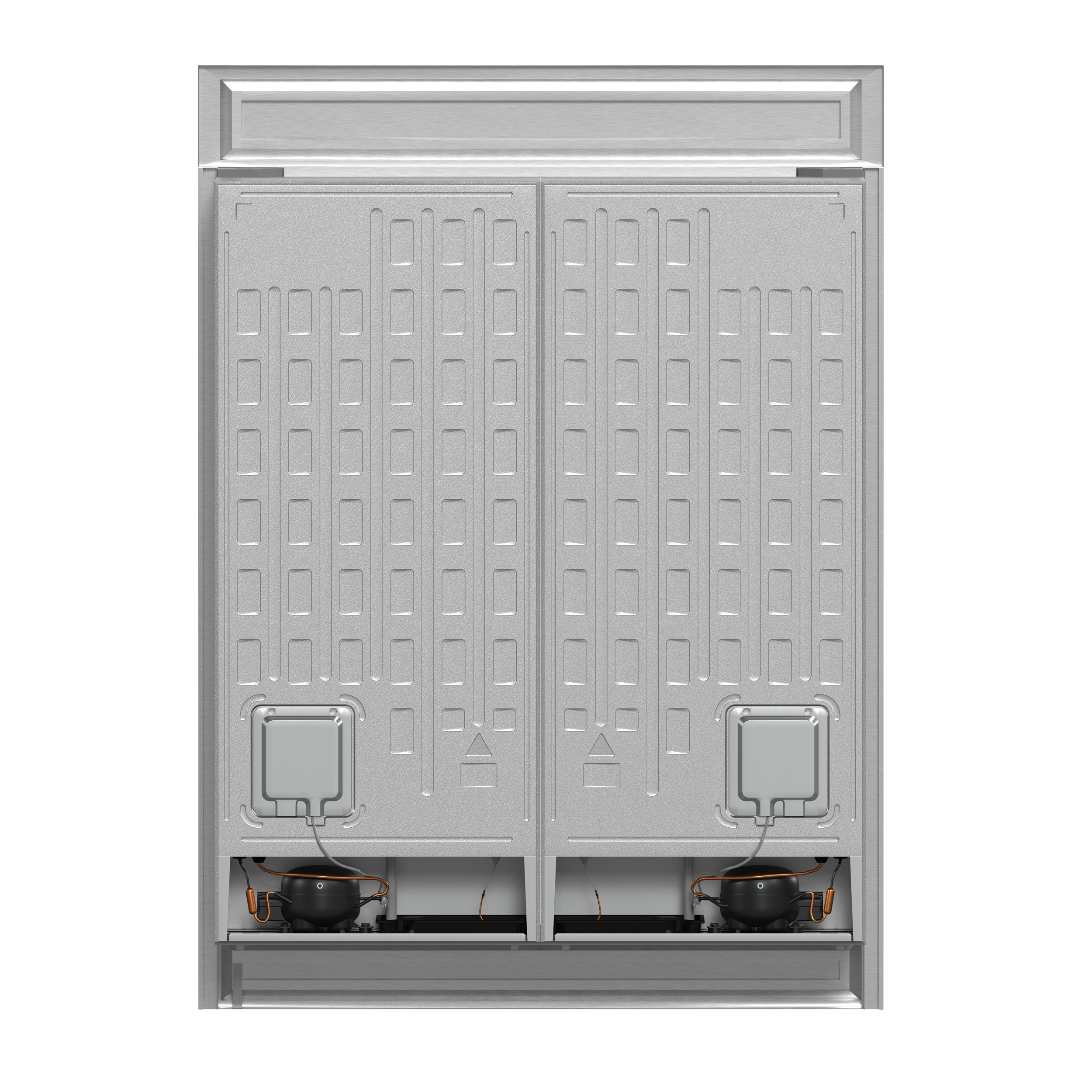 Congelador / Refrigerador Vertical Convertible FORNO Maderno 13.6 pies cúbicos de capacidad, sin escarcha, de acero inoxidable, certificado ENERGY STAR FFFFD1722-60S